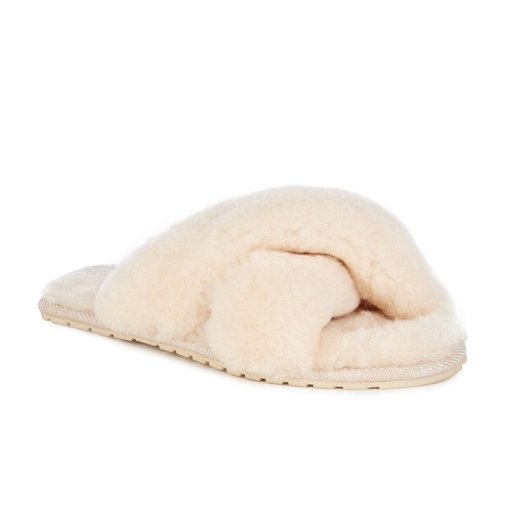 Slipper Mayberry (100% Schaffell) natur Damen Hausschuh