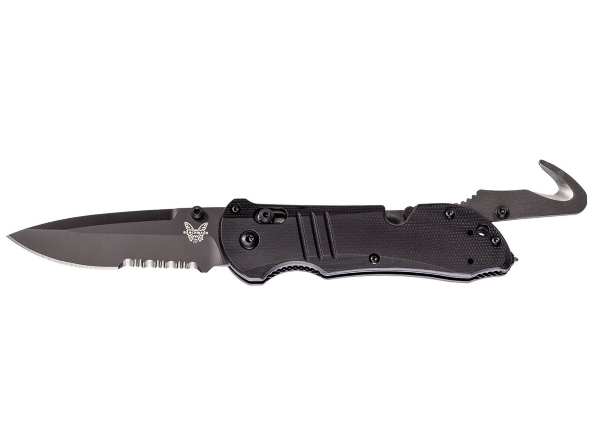 Benchmade Taschenmesser Benchmade Triage 917SBK schwarz Combo