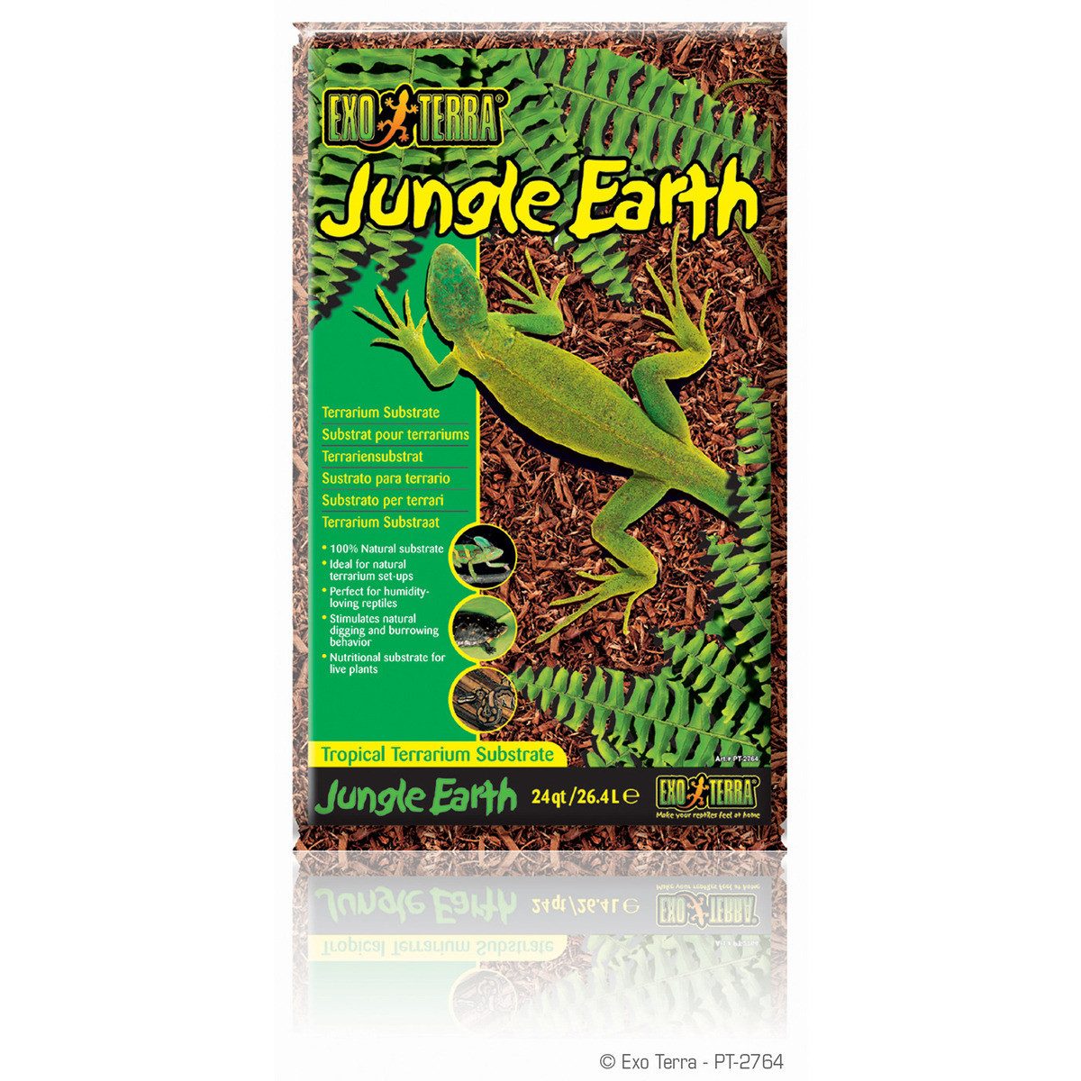 Terrarien-Substrat Jungle Earth - natürliches Terrarium-Substrat