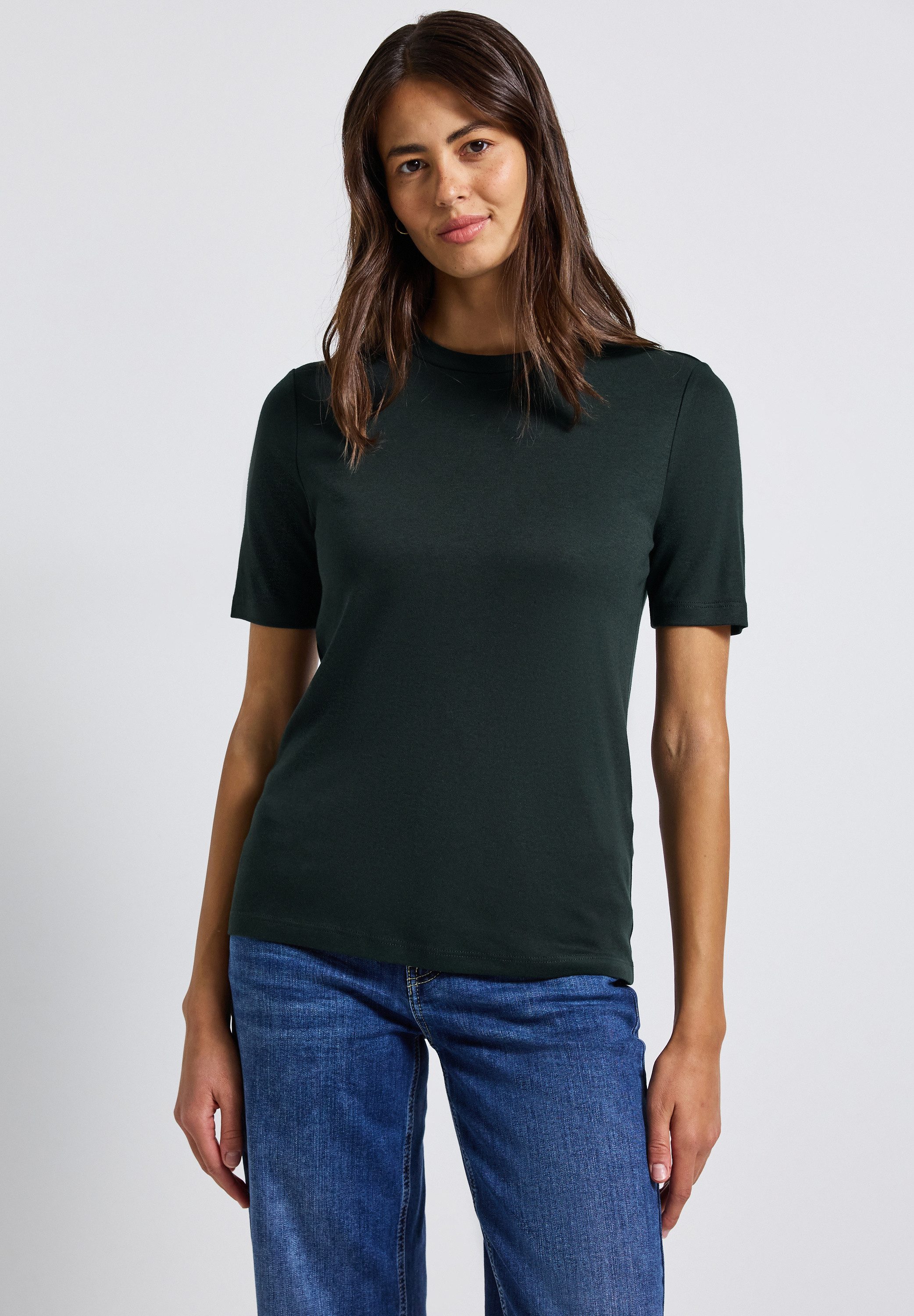 STREET ONE T-Shirt im soften Baumwoll-Mix