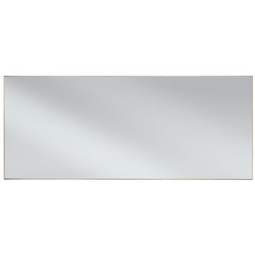 Lomadox Wandspiegel SALACH-64, Garderobenspiegel Eiche massiv geölt, breit, B/H/T: ca. 150/66/4 cm