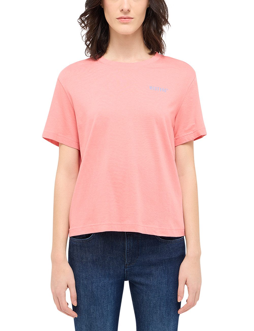 MUSTANG Kurzarmshirt Damen Style Floris günstig online kaufen
