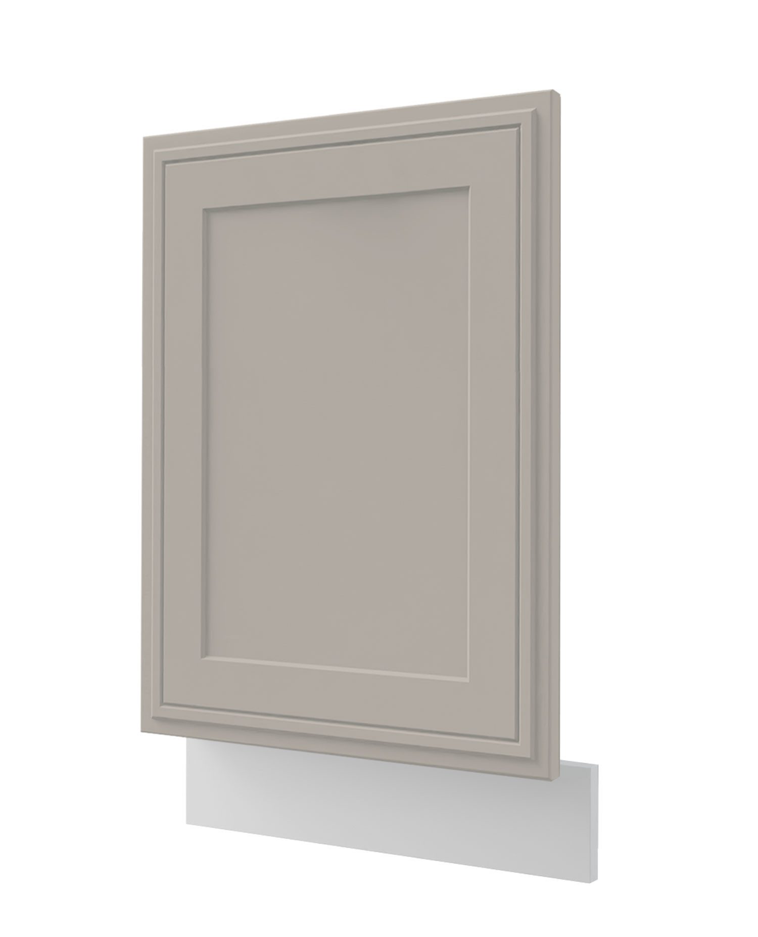 Feldmann-Wohnen Sockelblende Salo (inklusive Sockelleiste, 1 St., mit aufgesetzten 3D Kassettenfronten), 45x1,8x57cm eiche artisan - weiß supermatt (SL-ZM45/57)