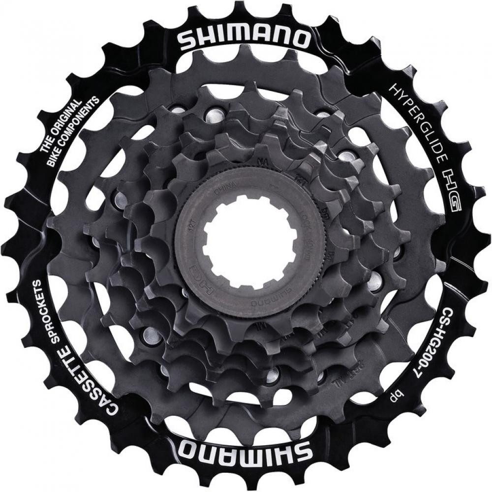 Zahnkranz SHIMANO Kassette CS-HG200 7-fach 12-32 Zähne Kassette - 7-fach Abstufu