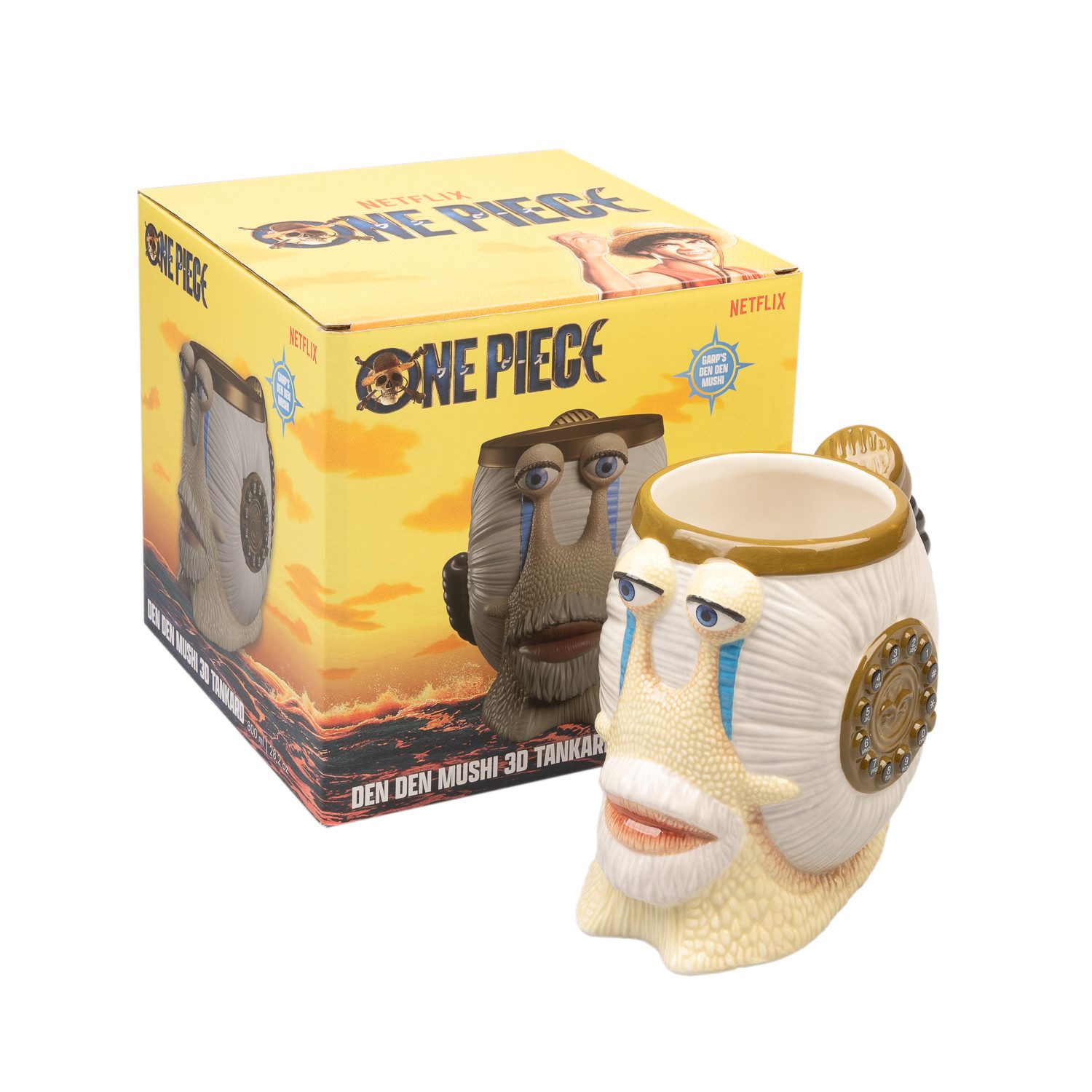 Grupo Erik Bierkrug Netflix One Piece Den Den Mushi 3D-Tasse, Dolomit