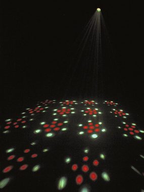 EUROLITE Discolicht LED Flowereffekt musikaktivProjektor farbige Strahlen RGB Programme