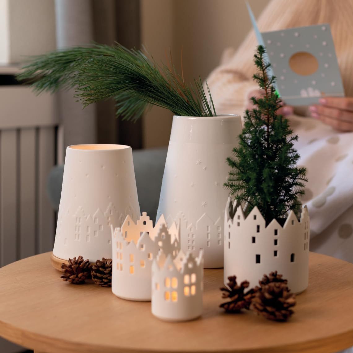Räder Tischvase Räder Poesie Vase Winterstadt