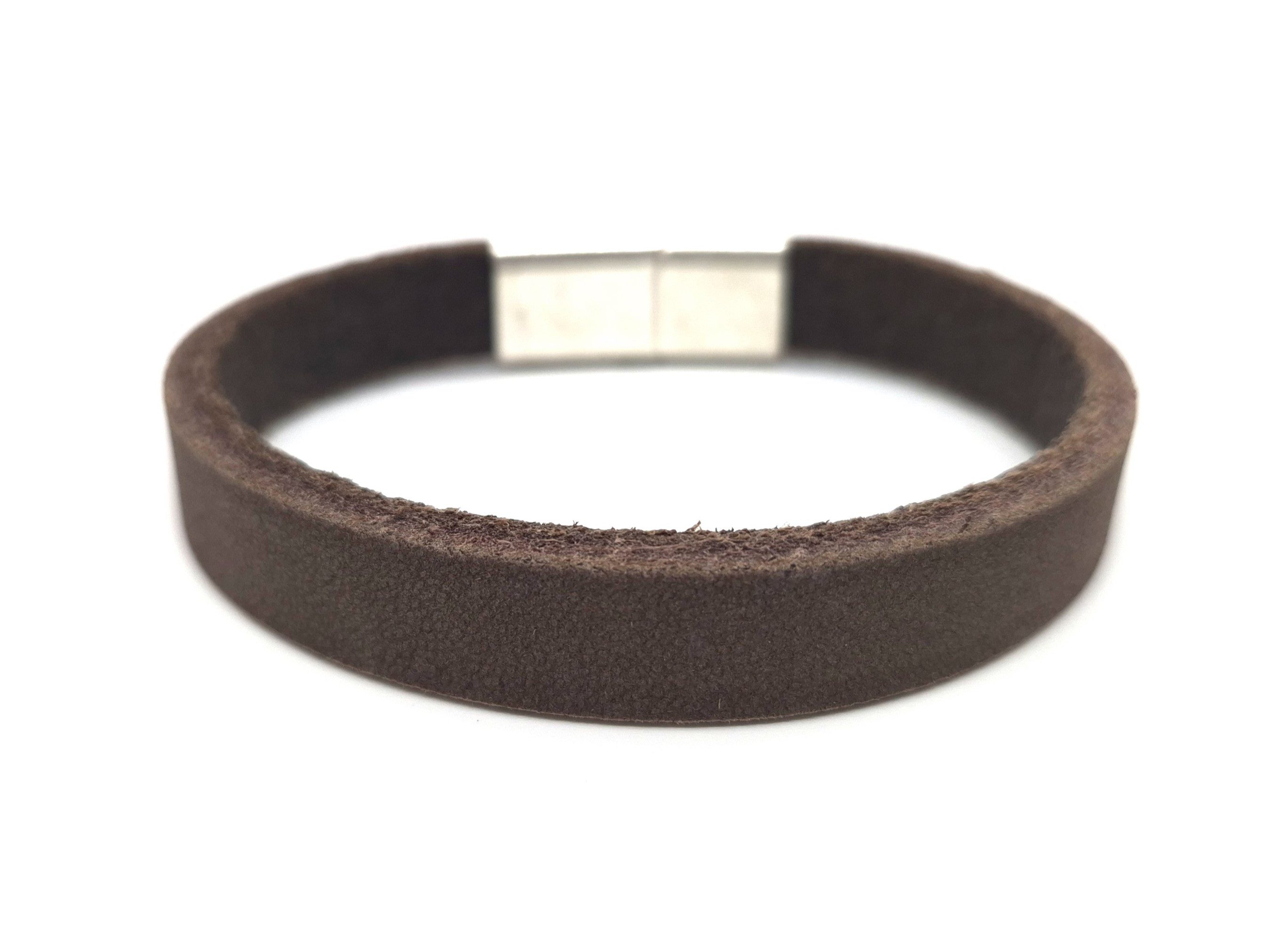 NAHLE Lederarmband Leder Armband aus Echtleder Braun Armschmuck (inkl. Schm günstig online kaufen