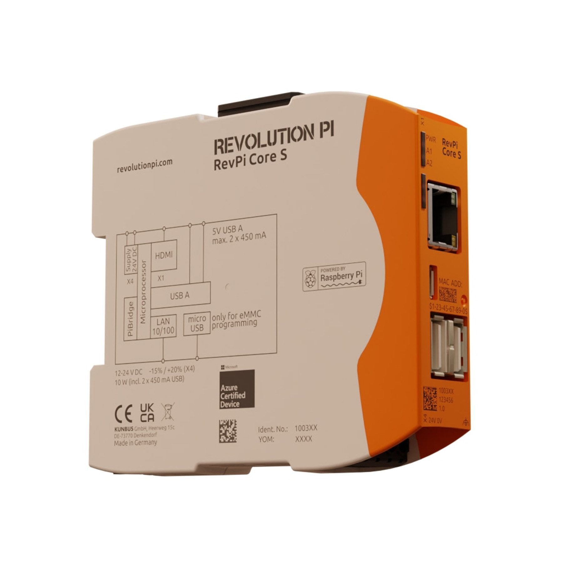 Kunbus KUNBUS Revolution PI Steuerung Core S 32 GB Smart-Home-Steuerelement