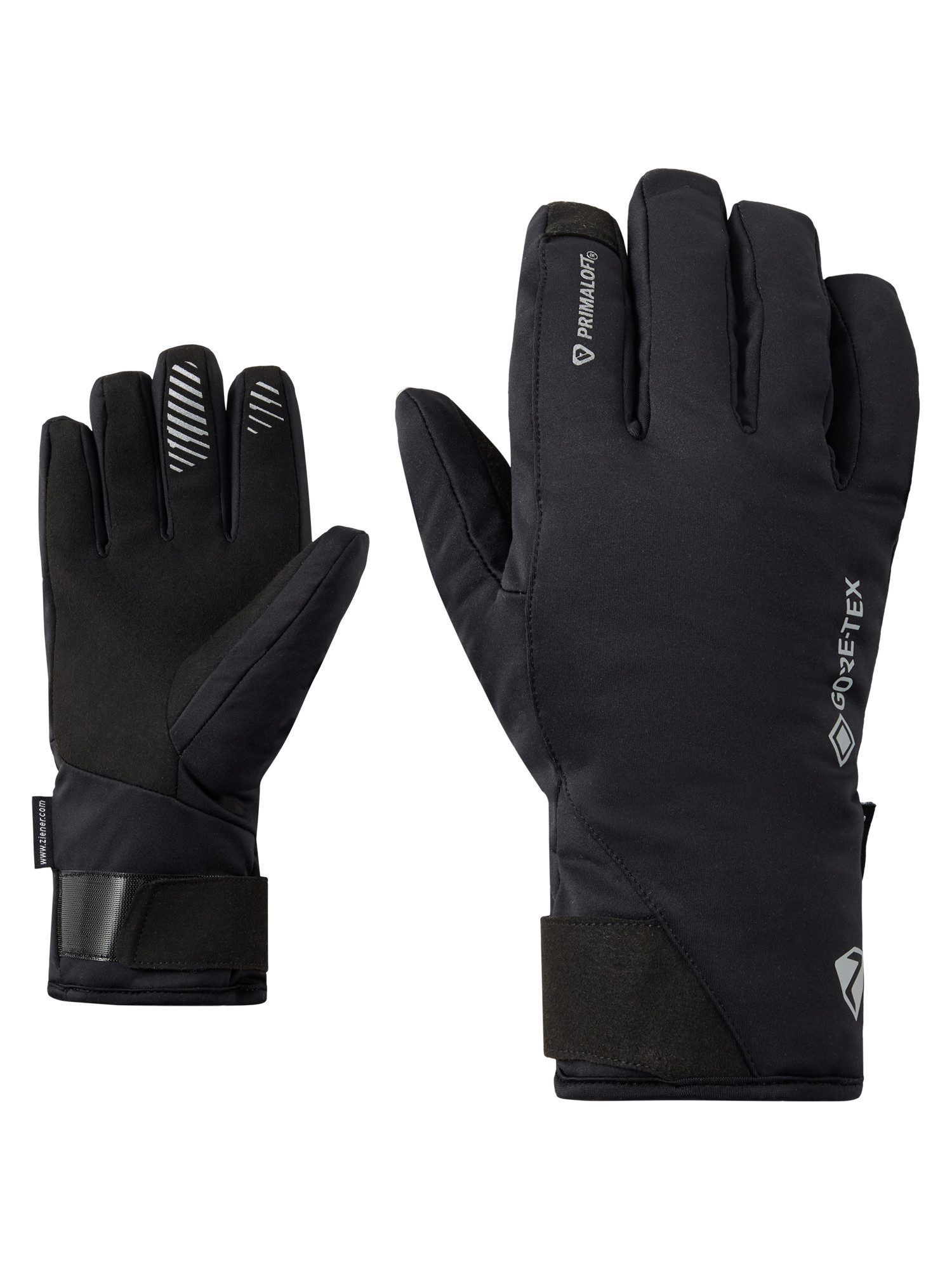 Ziener Fahrradhandschuhe DIKS-Z GORE‑TEX® GORE‑TEX plus warm + TOUCH wasserdicht, windicht, atmungsaktiv, extra warm durch Primaloft®