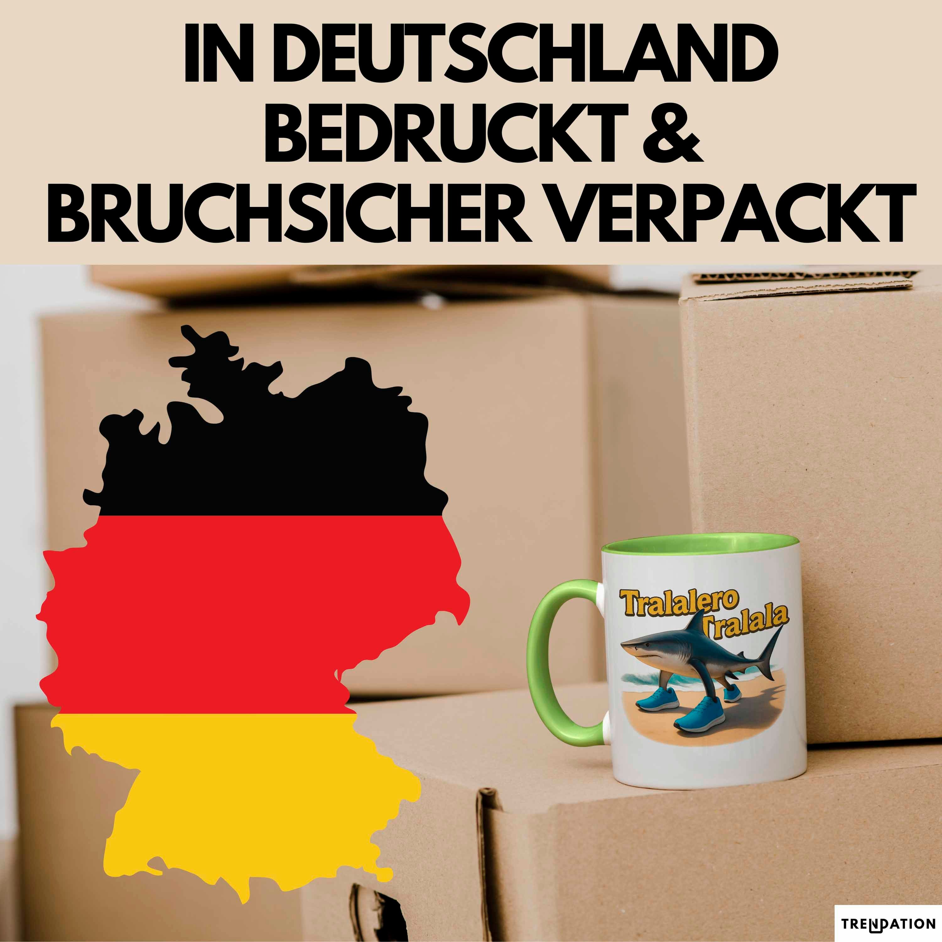 Trendation Tasse Tralalero Tralala Tasse Meme Italienisch Geschenk Lustig Becher