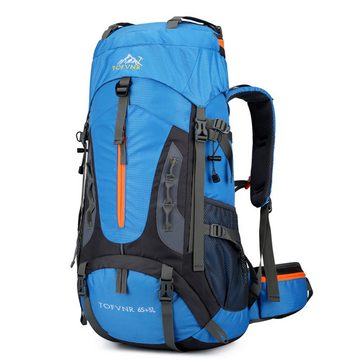 Skien Wanderrucksack 70L Wasserdichter leichter Wanderrucksack für Klettern Camping Reisen