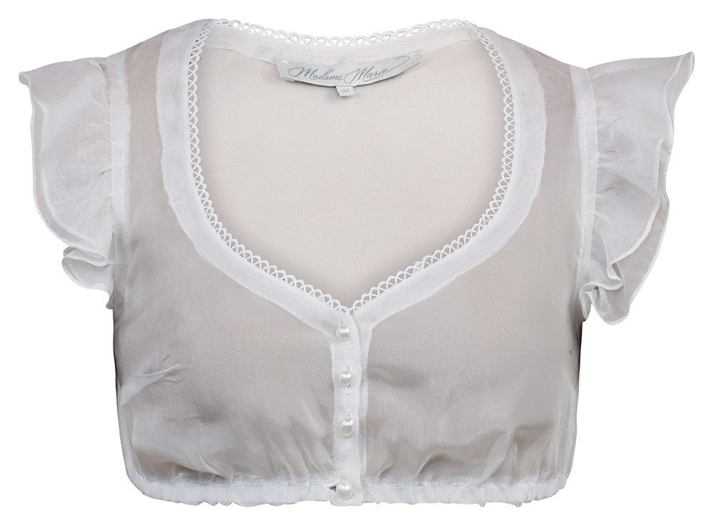 Madame Marie Dirndlbluse Dirndlbluse Floriella ecru