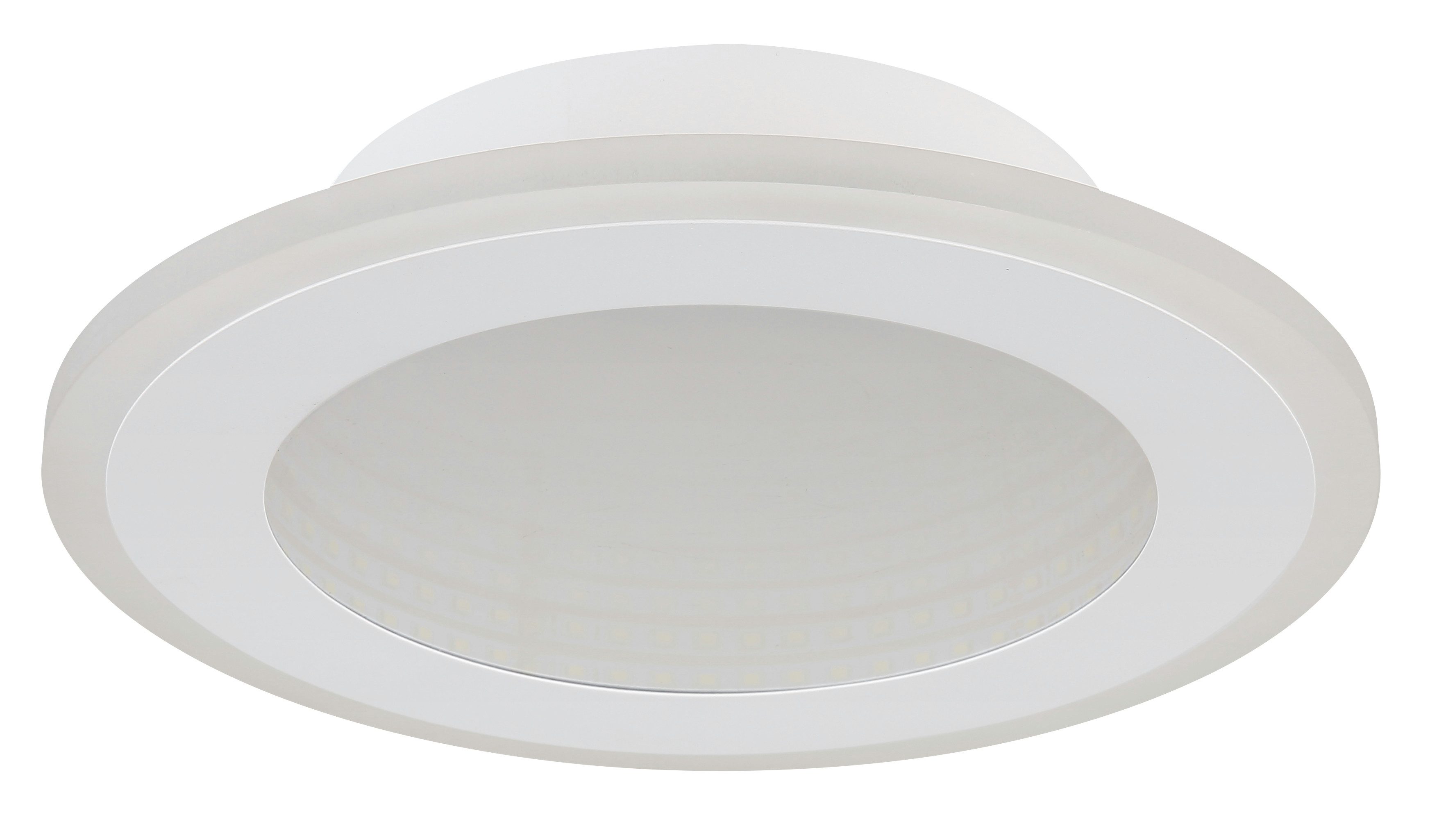 GLOBO LIGHTING LED Deckenleuchte LAMELA, LED fest integriert, Tageslichtweiß, Deckenlampe/Wohnzimmer/Schlafzimmer/modern