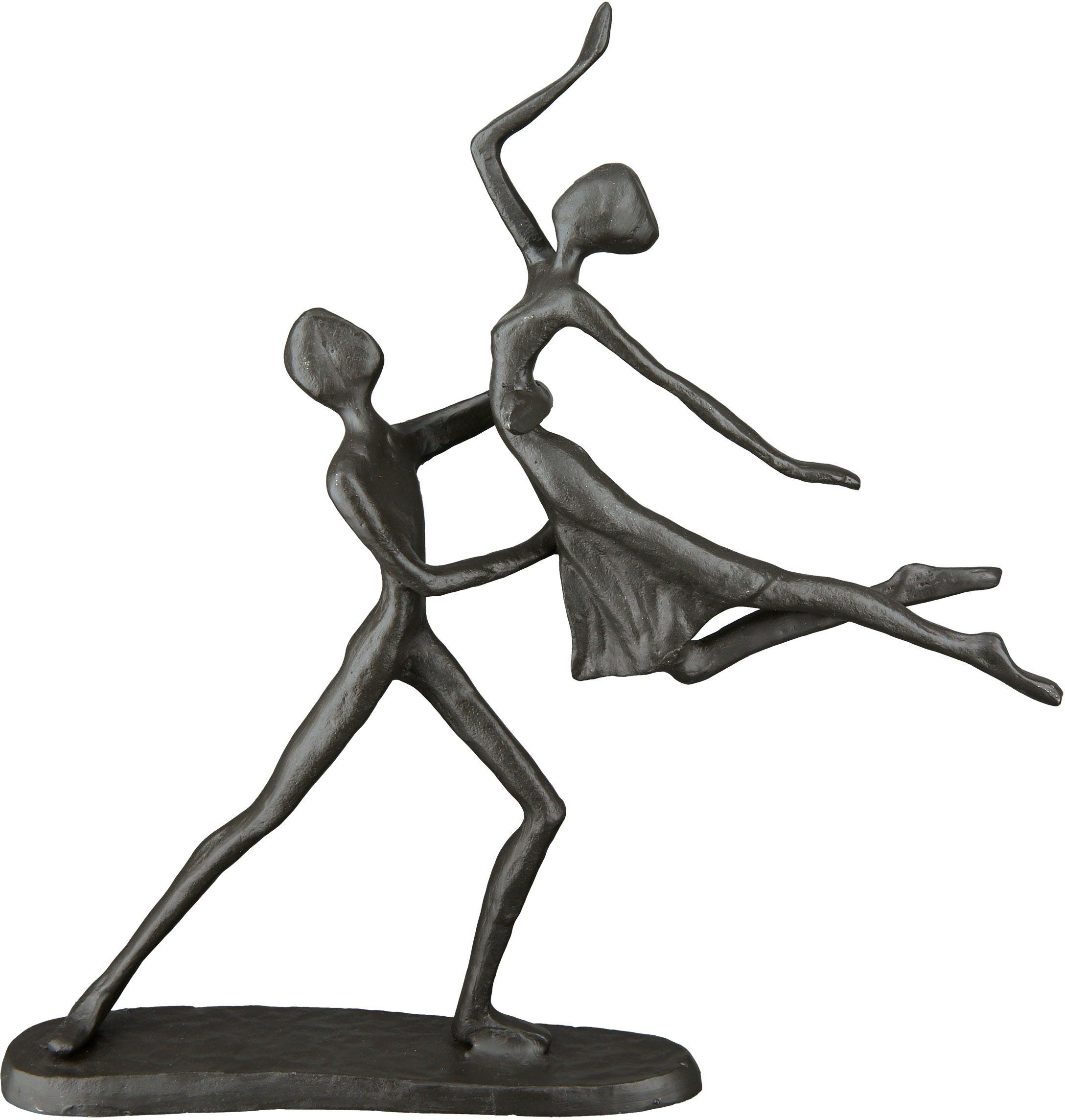 Dekofigur Design Skulptur Tanzpaar, braun