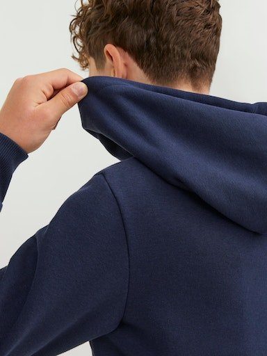 Jack & Jones Junior Kapuzensweatshirt Navy JJMILES Blazer SWEAT JNR HOOD