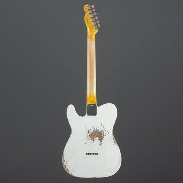 Fender E-Gitarre, '60s Telecaster Heavy RW Olympic White #R133468 - Electric Guitar, '60s Telecaster Heavy Relic RW Olympic White #R133468 - E-Gitarre