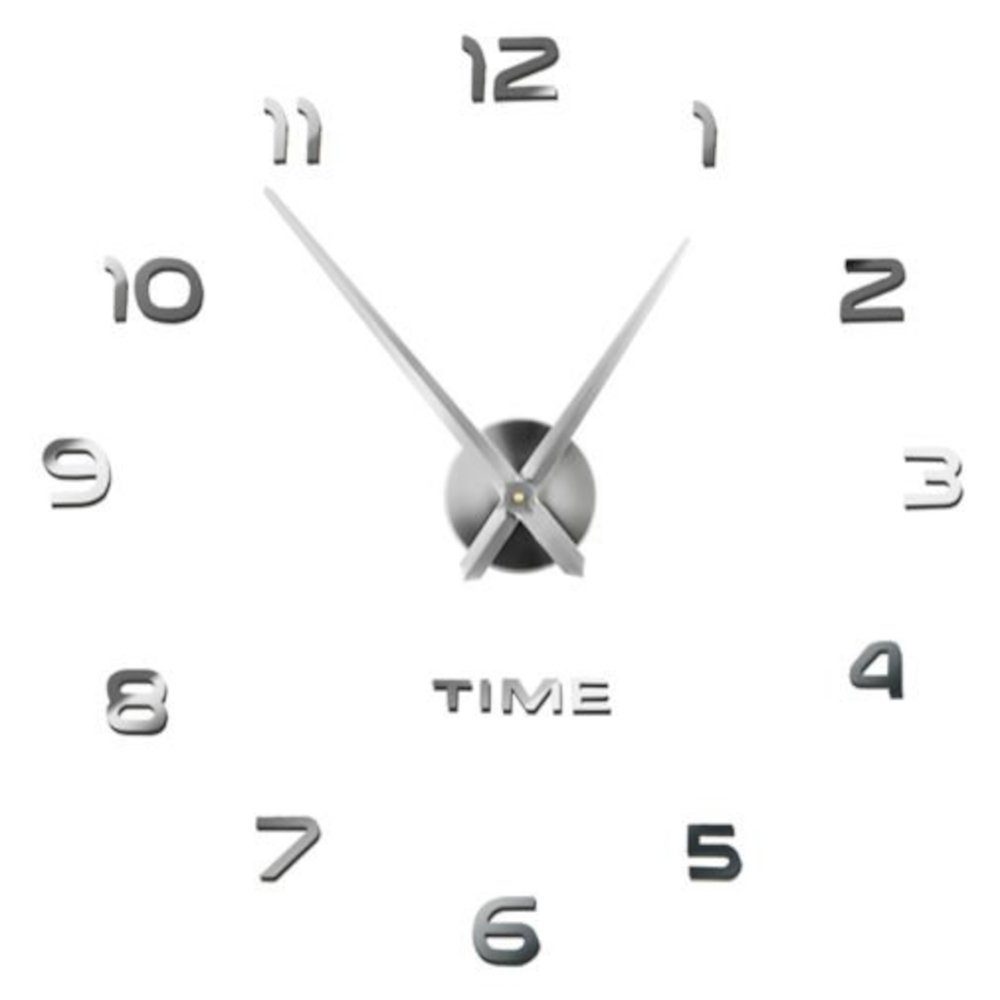 Ruhhy Wanduhr DIY Wanduhr (Uhr zum kleben kabellos 3D Effekt) günstig online kaufen