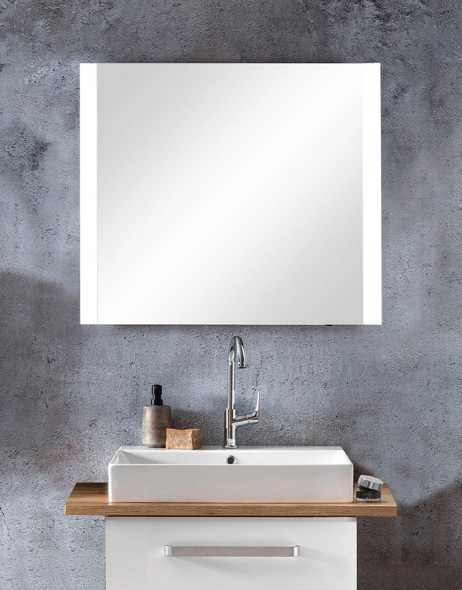 Schildmeyer LED-Lichtspiegel Star, Badspiegel, LED-beleuchtet, Touch-Schalter, Made in Germany, Solide Verarbeitung - Dieses Produkt ist in Deutschland gefertigt