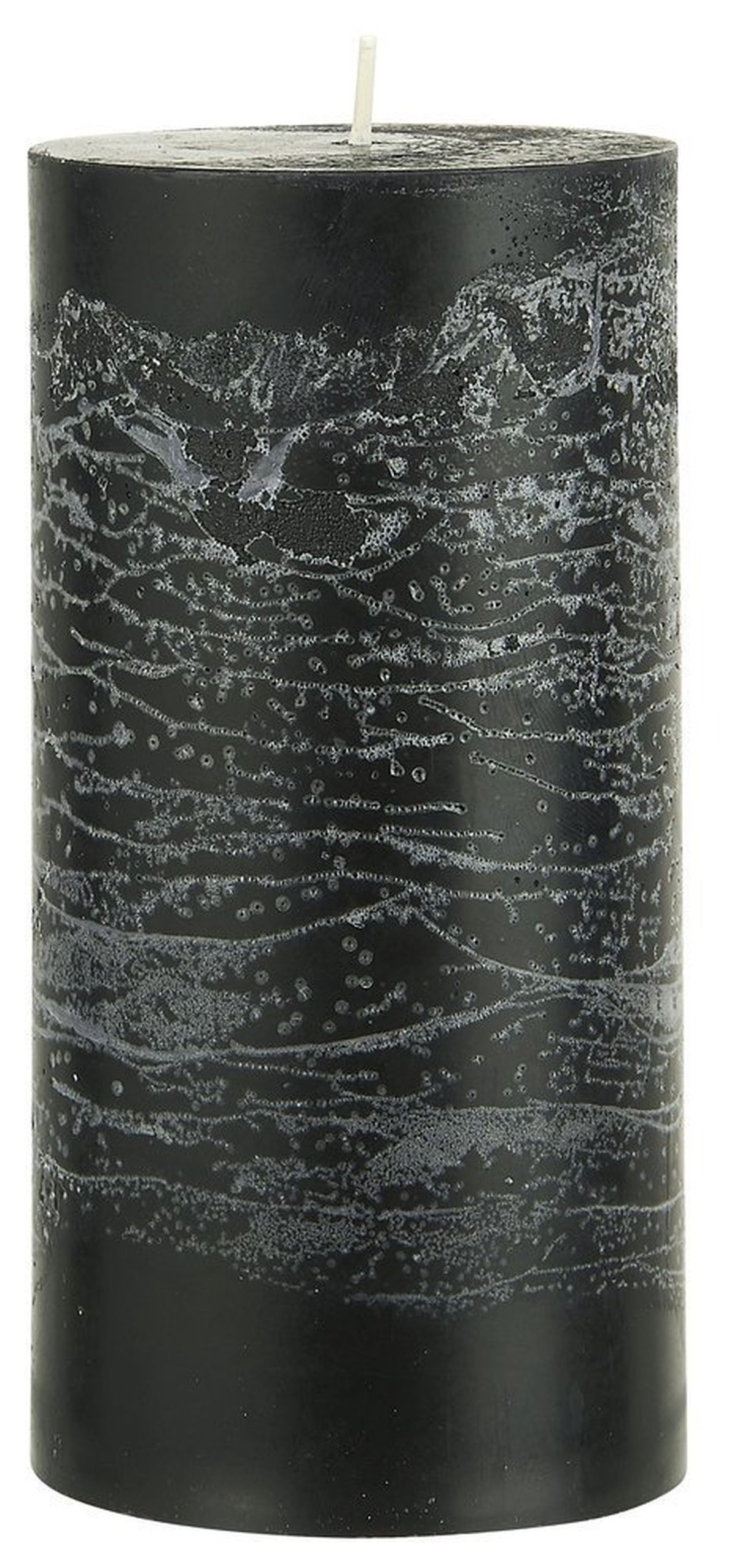Ib Laursen Rustic-Kerze Rustikale Stumpenkerze durchgefärbt Kerze Tischkerze, Dekorative Stumpenkerze mit rustikaler Oberfläche und natürlichem Look