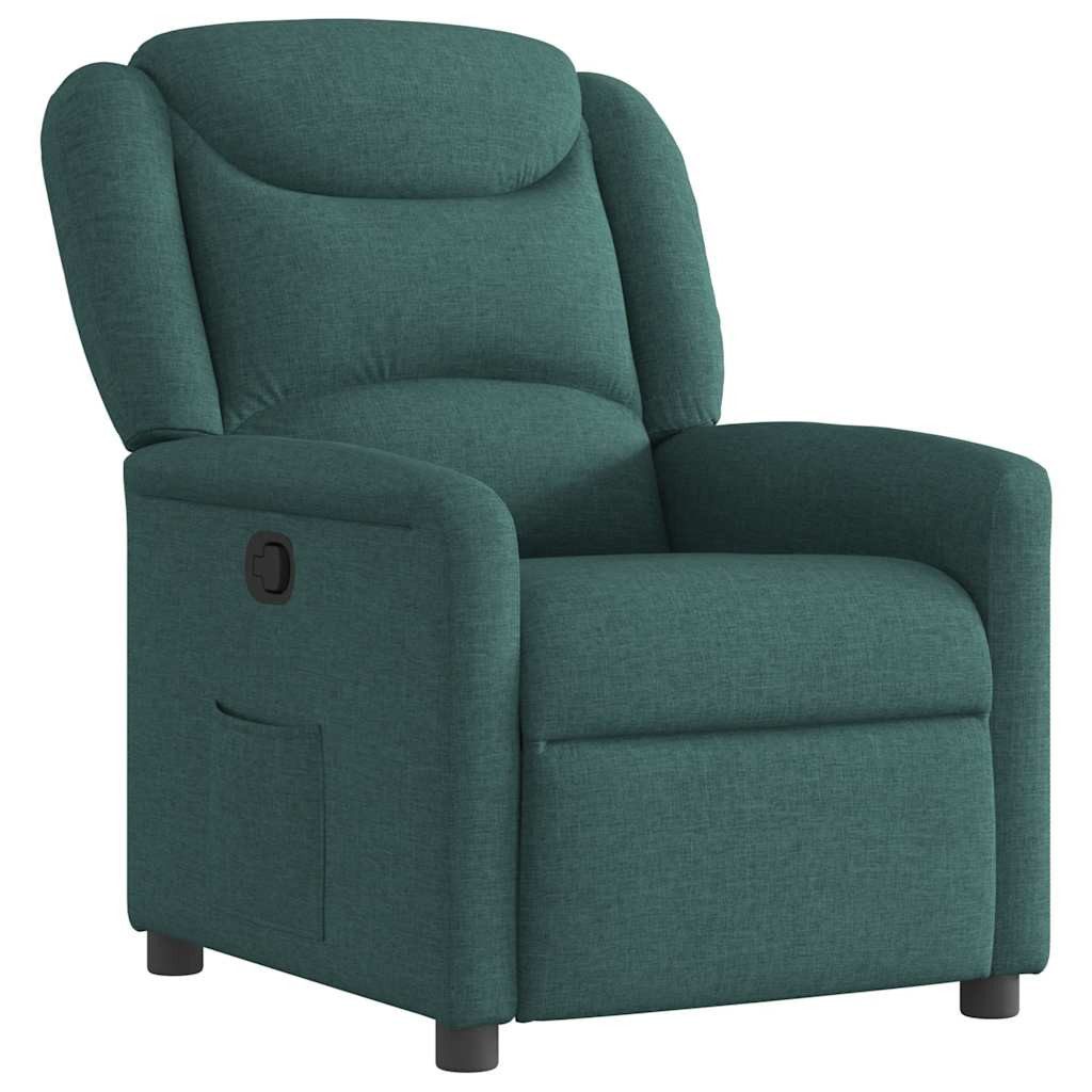 vidaXL Sessel Relaxsessel Dunkelgrün Stoff (1-St) günstig online kaufen
