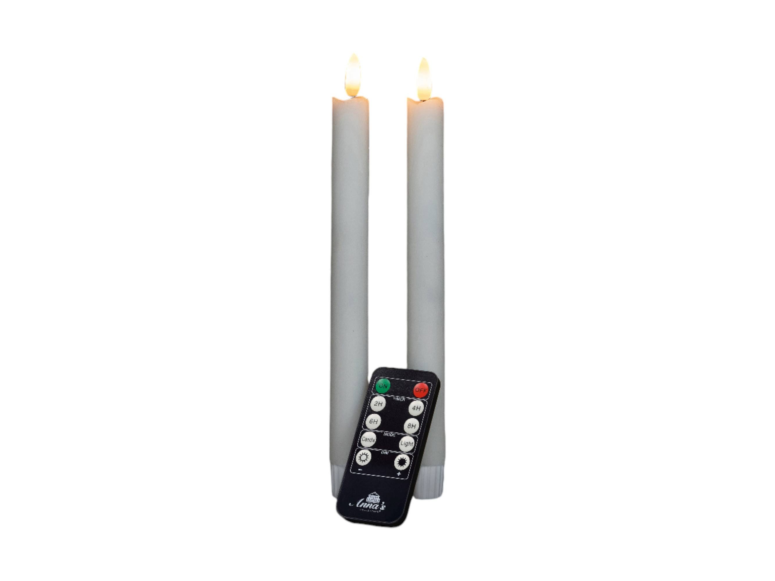 Coen Bakker Deco BV LED-Kerze Wax Candles (Set, 3-tlg), Stabkerzen weiß 2 S günstig online kaufen