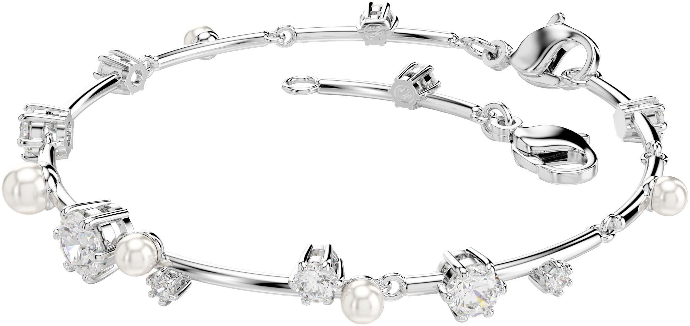Swarovski Armband Schmuck Geschenk Constella Tennis Armkette, mit Swarovski® Kristall - mit Swarovski® Perle