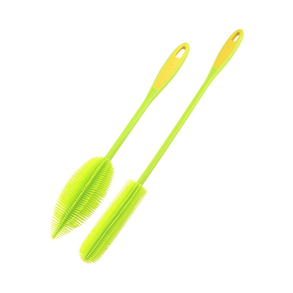 Kochblume Reinigungsbürsten-Set Silikon I, (Spar-Set, 2-tlg), Köpfe untereinander austauschbar