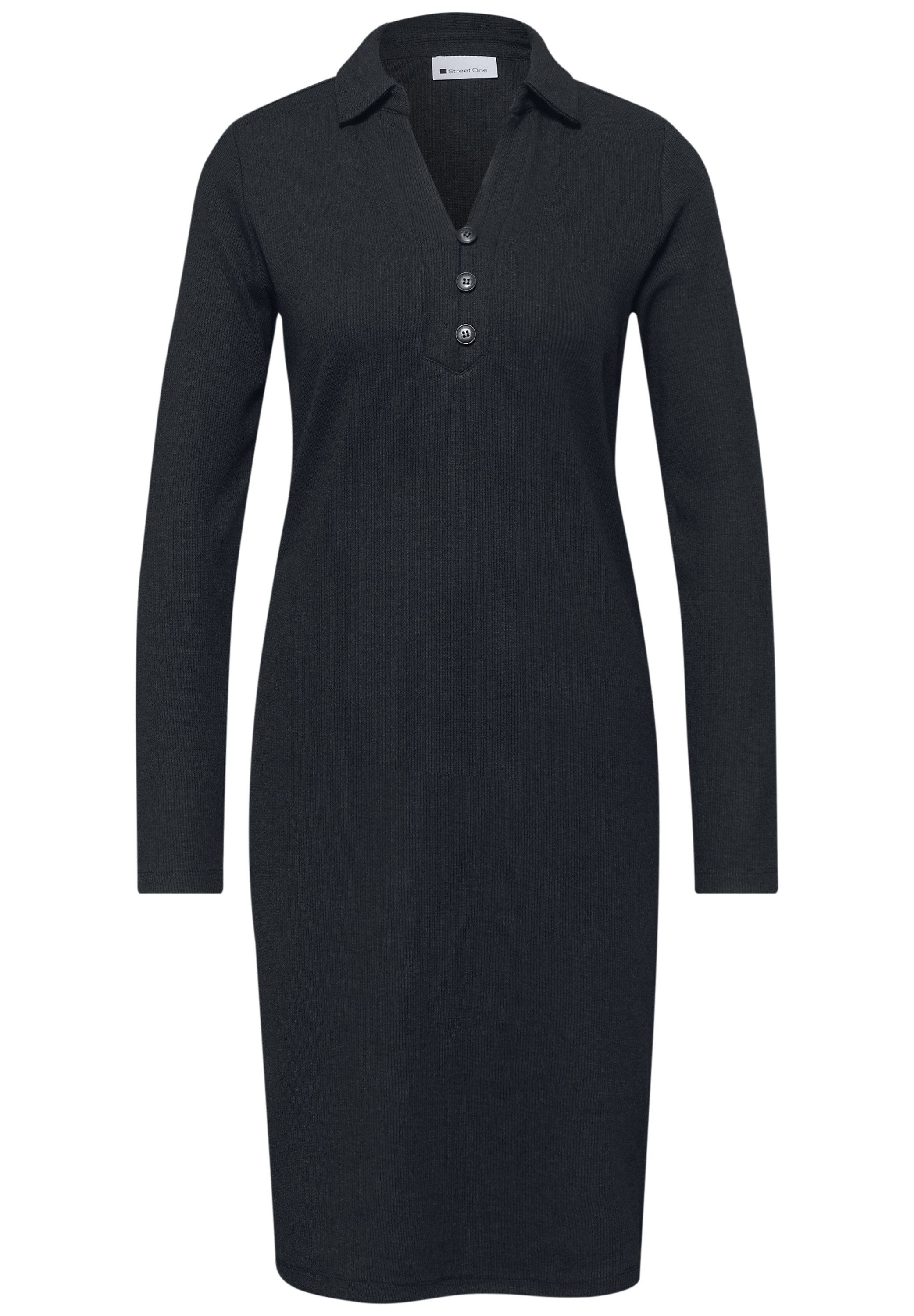 STREET ONE Jerseykleid in Unifarbe