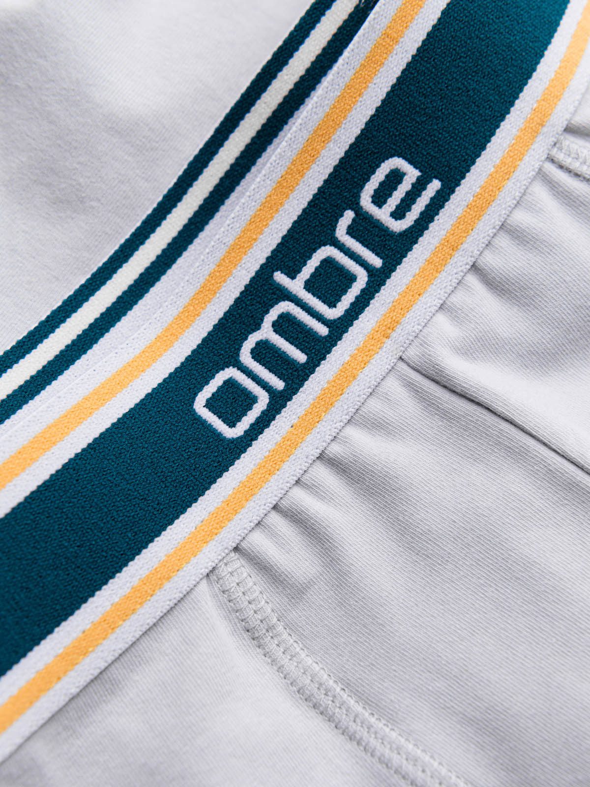 OMBRE Boxer 3er-Pack klassische Herren-Boxershorts mit dekorativem Bund