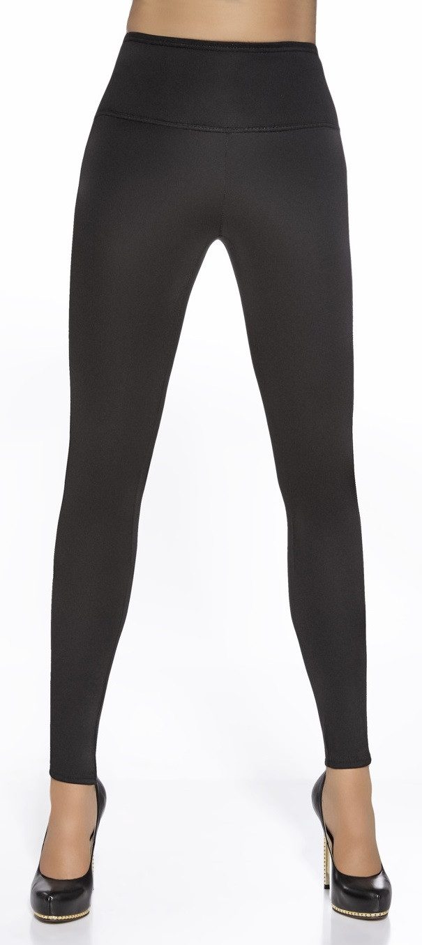 Shapingleggings formgebende Damenleggings mit raffiniertem Seitenstreifen