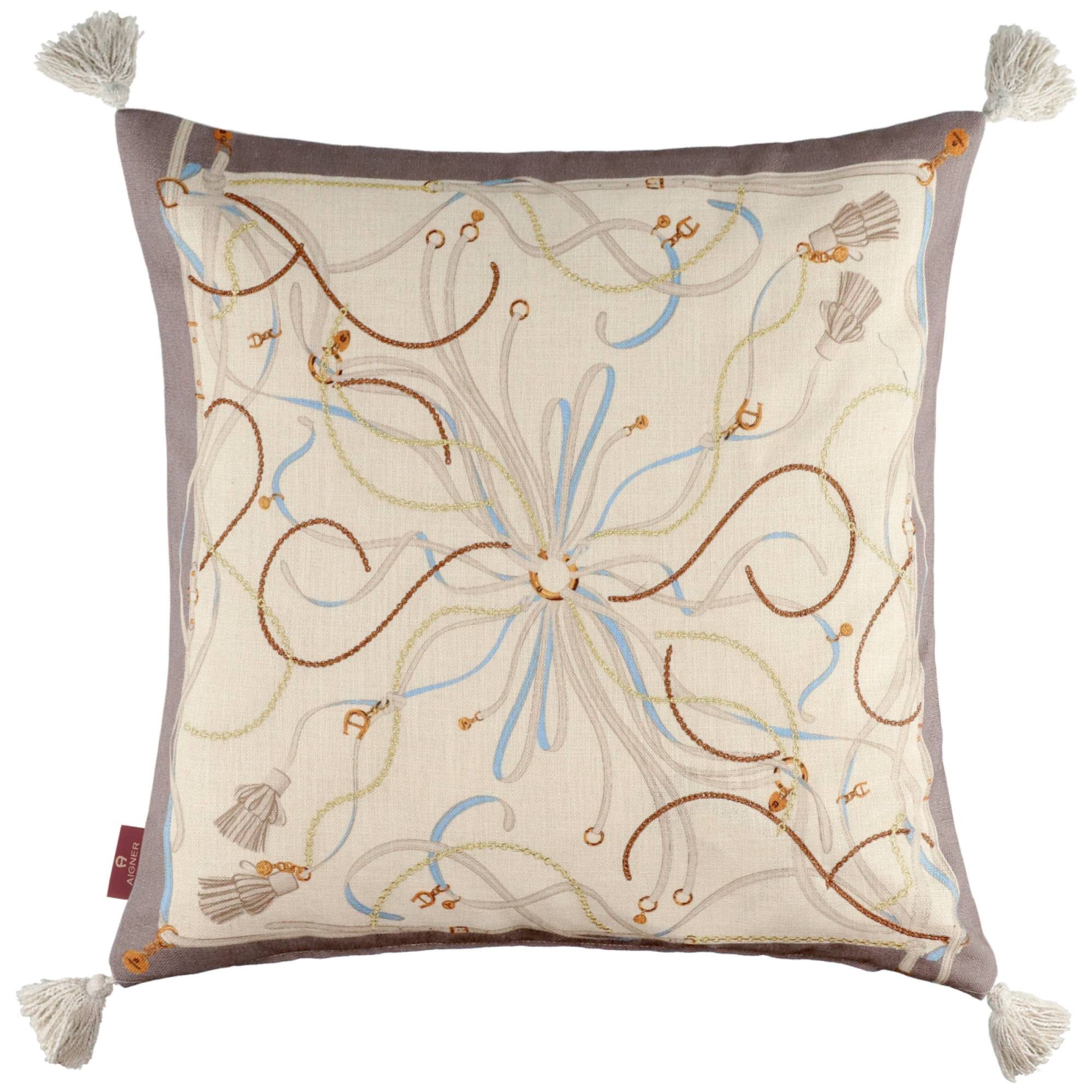 AIGNER Kissenhülle DEBBIE Zierkissenhülle, (1 Stück), 50 x 50 cm in Beige