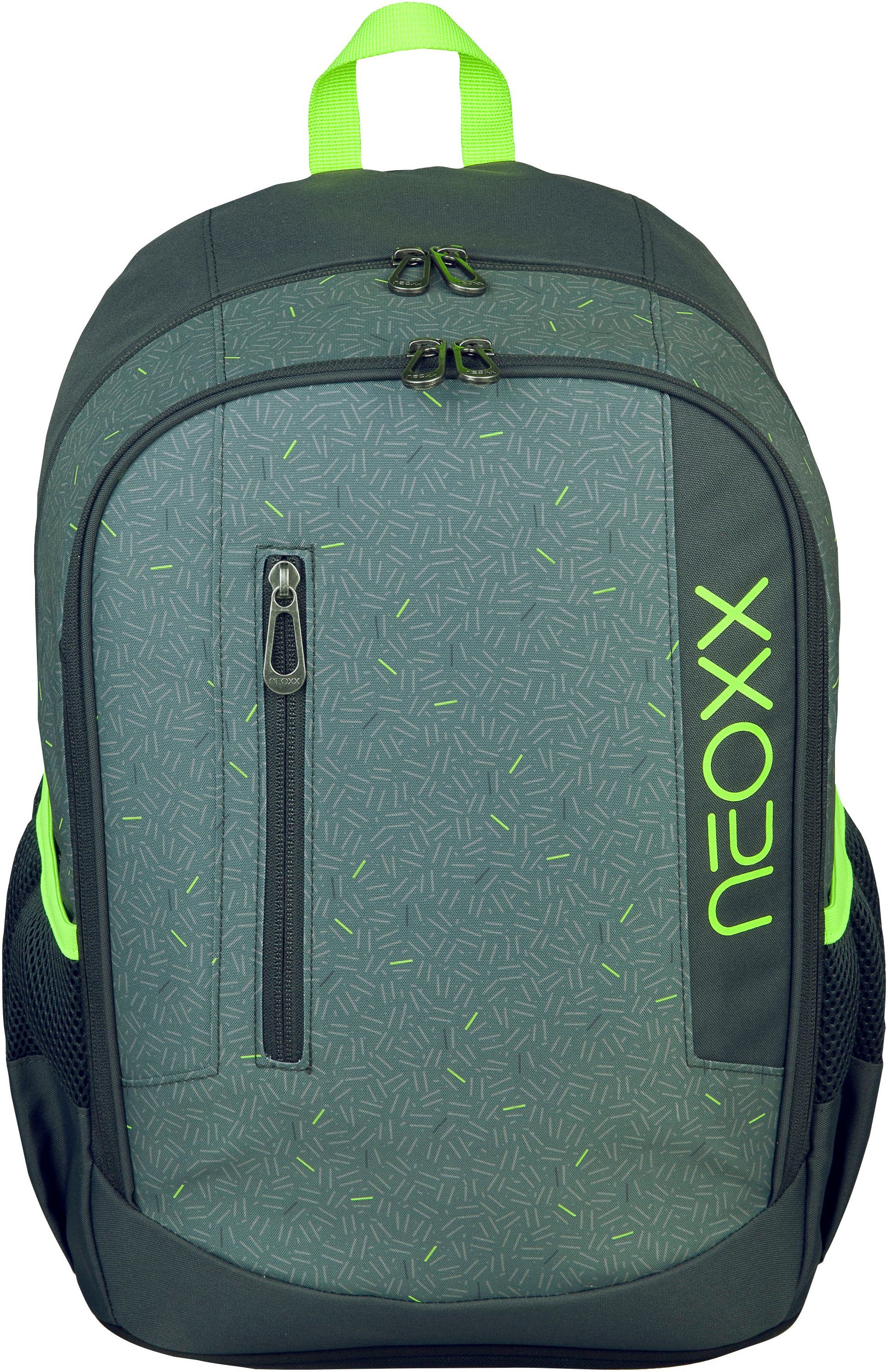 neoxx Schulrucksack Flow, Boom, teilweise aus günstig online kaufen