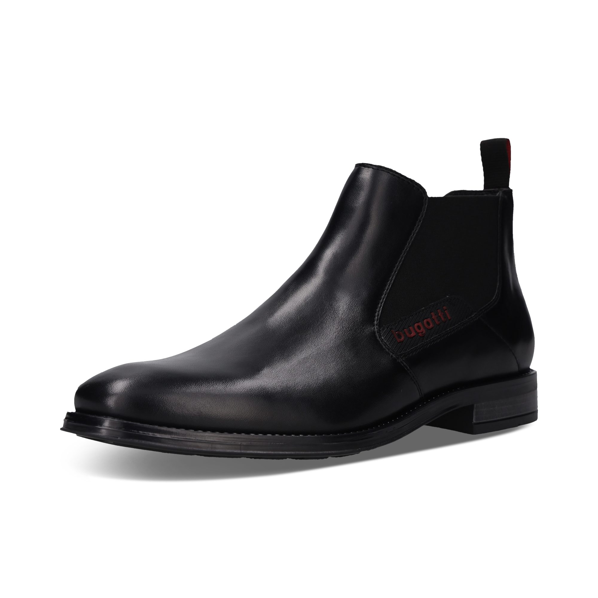 bugatti Chelseaboots Schlupfstiefelette, Festtagsschuh, Business-Schuh mit Stretch