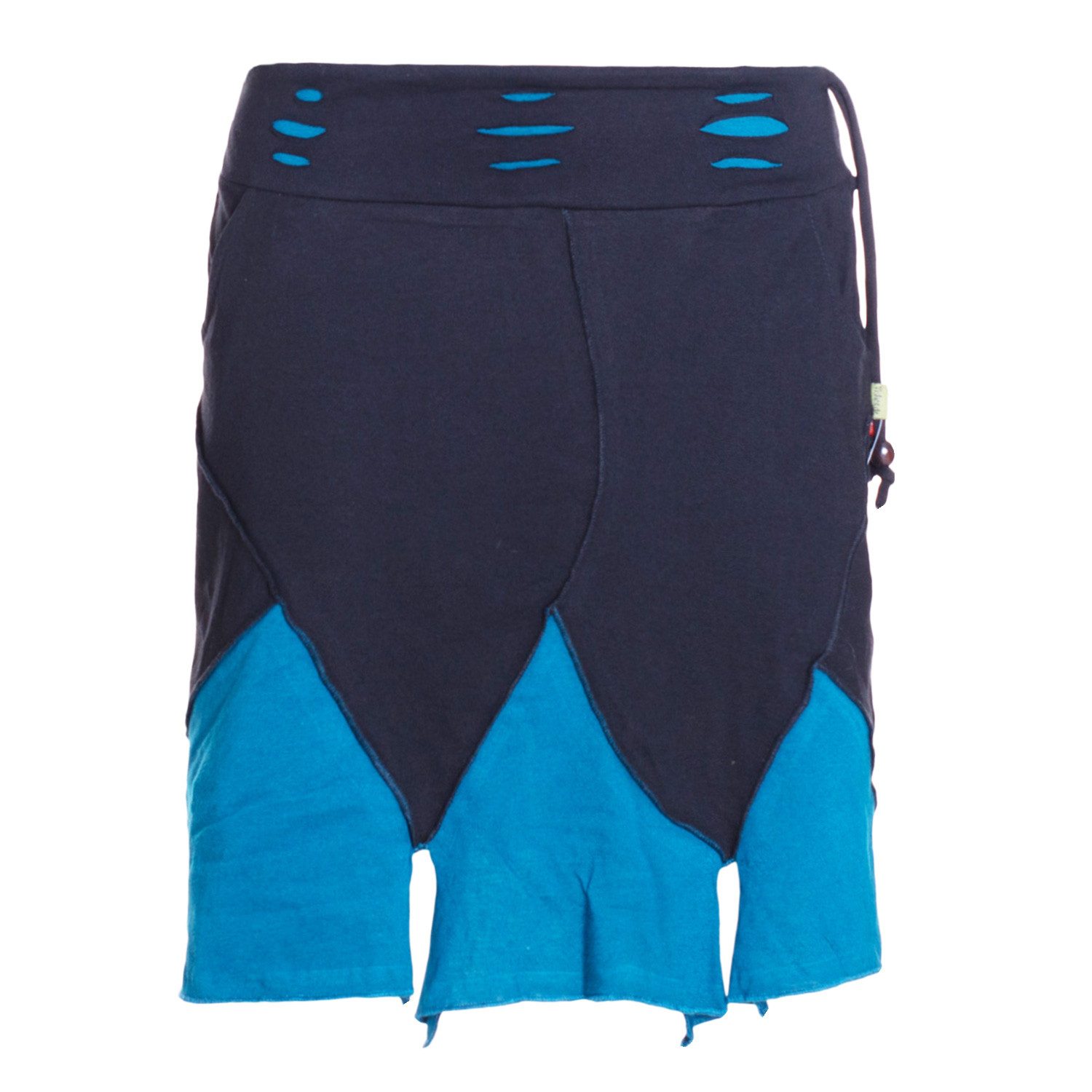 Vishes Minirock Baumwolle Patchwork Design breiter günstig online kaufen