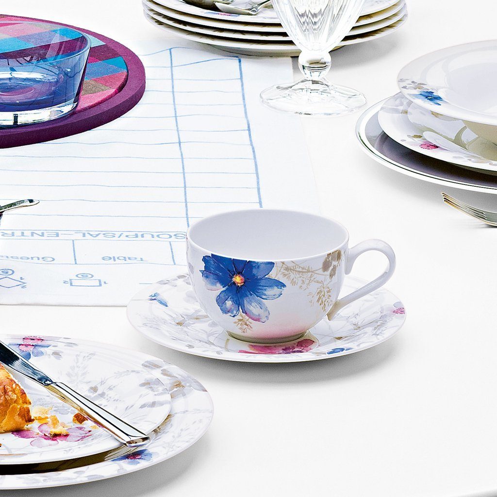 Villeroy & Boch Tasse Mariefleur Henkelbecher, 1-tlg., Porzellan, Premium Porcelain, mikrow.- & spülm.sicher, Made in Germany