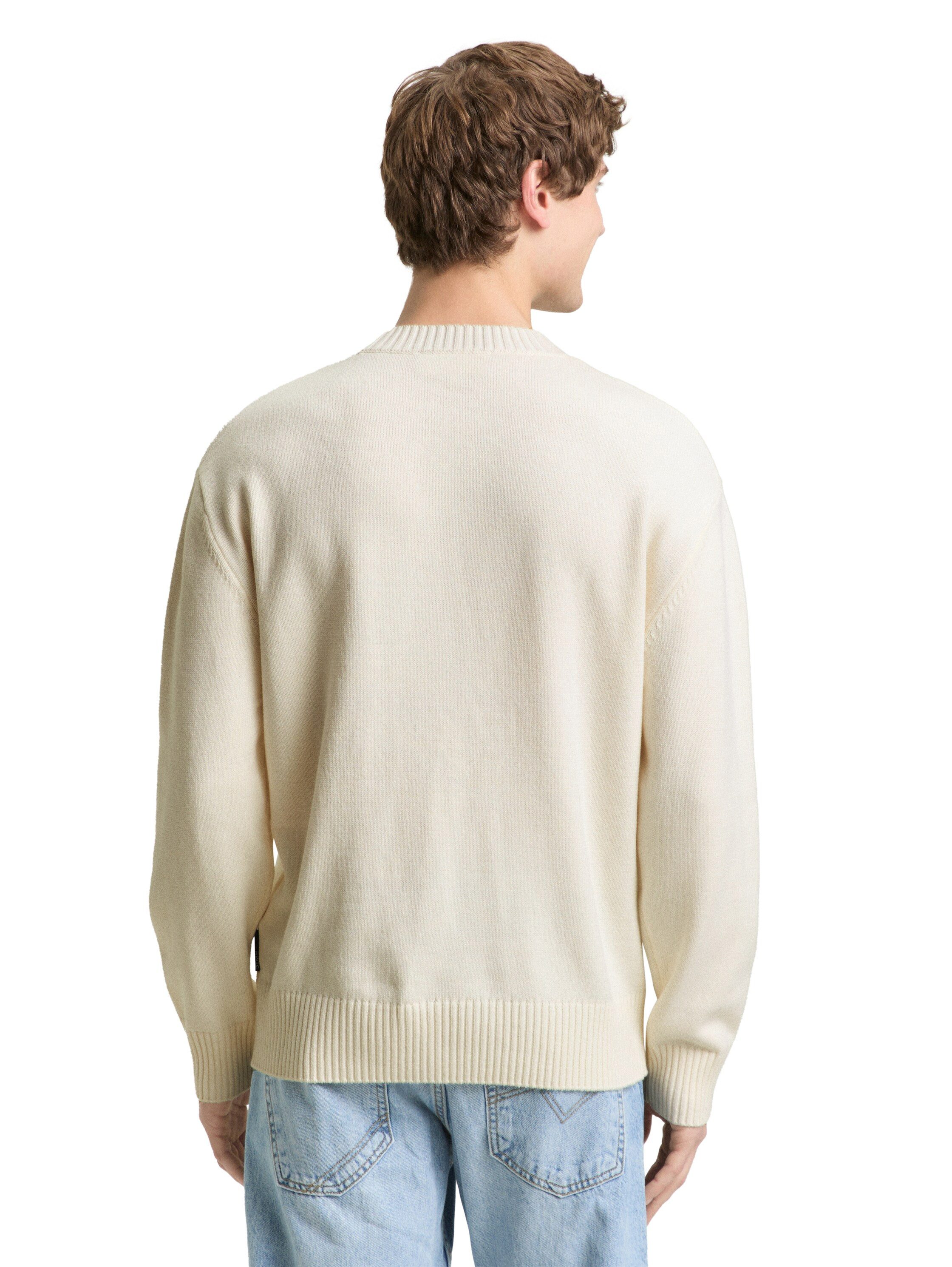 TOM TAILOR Denim Strickpullover mit Norweger-Muster günstig online kaufen