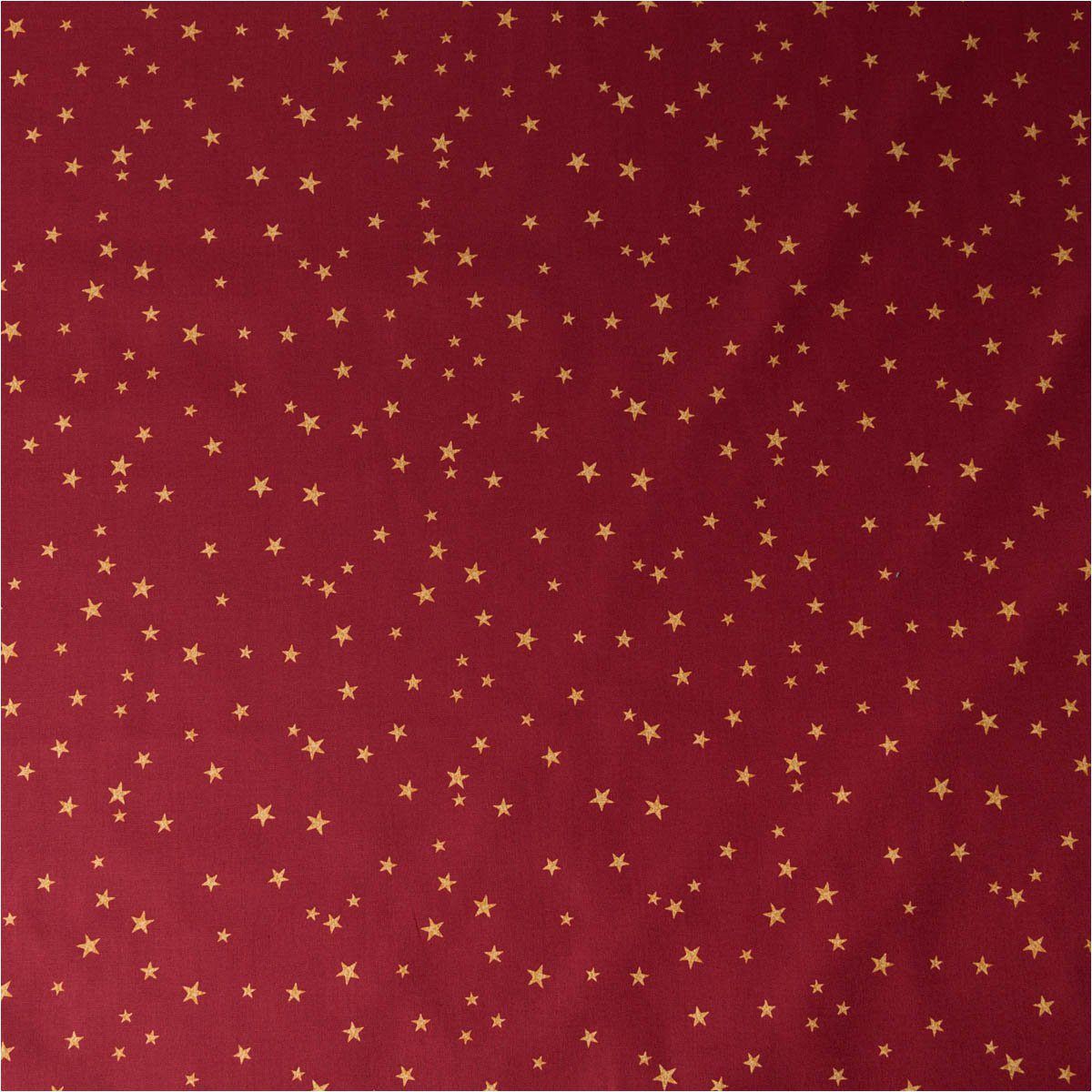 Swafing Stoff Baumwollstoff Meterware Webware Weihnachten Sterne rot goldfarbig, allergikergeeignet