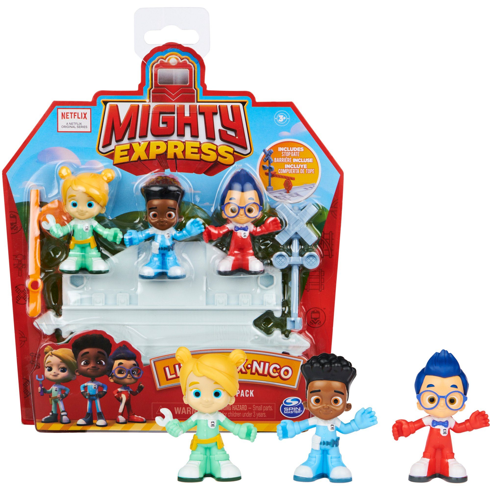 Spin Master Spielwelt Mighty Express Kinderfiguren 3er-Set