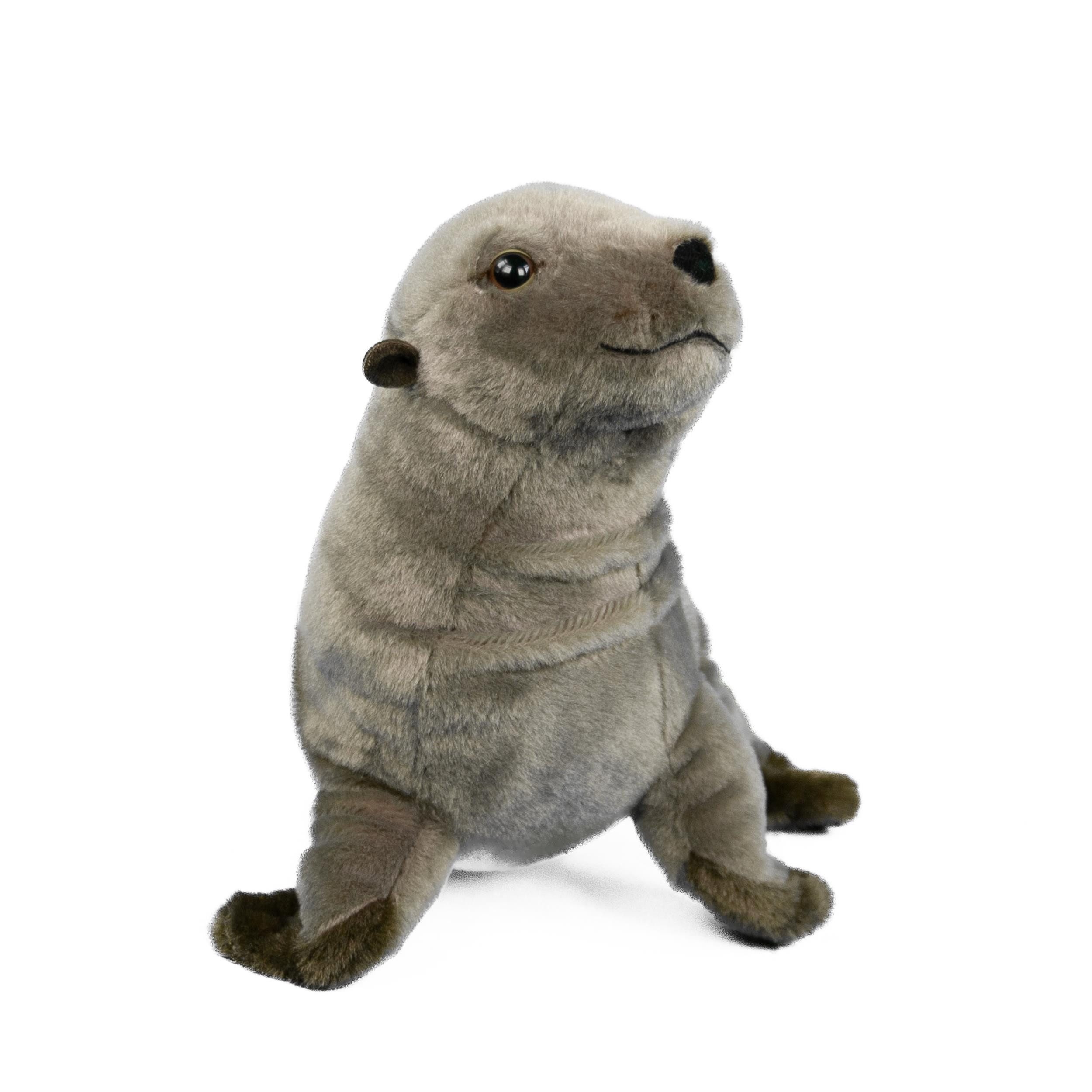 Teddys Rothenburg Kuscheltier Robbe graubraun 30 cm Plüschrobbe Stofftier P günstig online kaufen