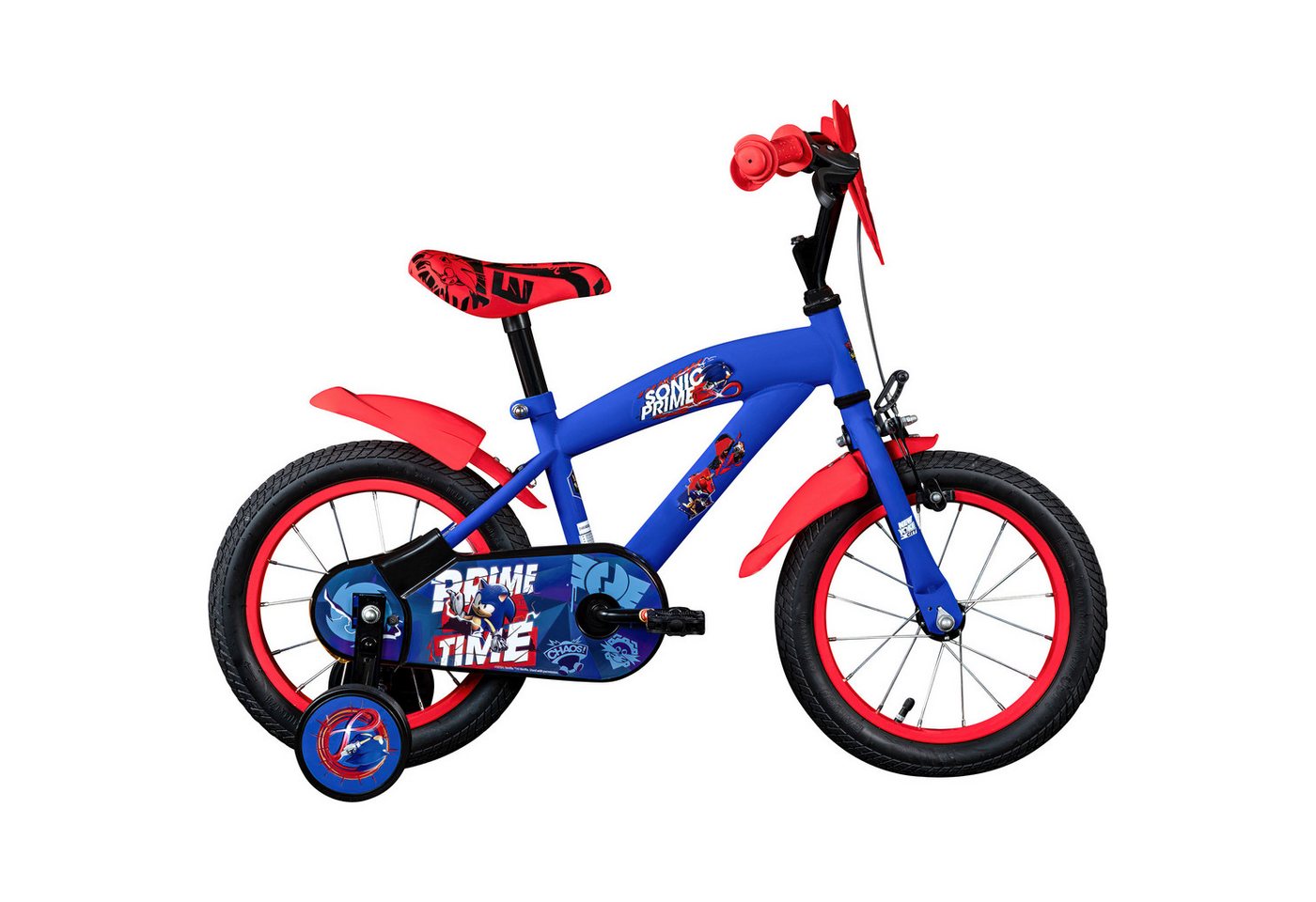 Thumbnail - Volare Kinderfahrrad Sonic, 1 Gang, ohne Schaltung, Kinderfahrrad 14 Zoll mit Stützräder und Rücktrittbremse Fahrrad