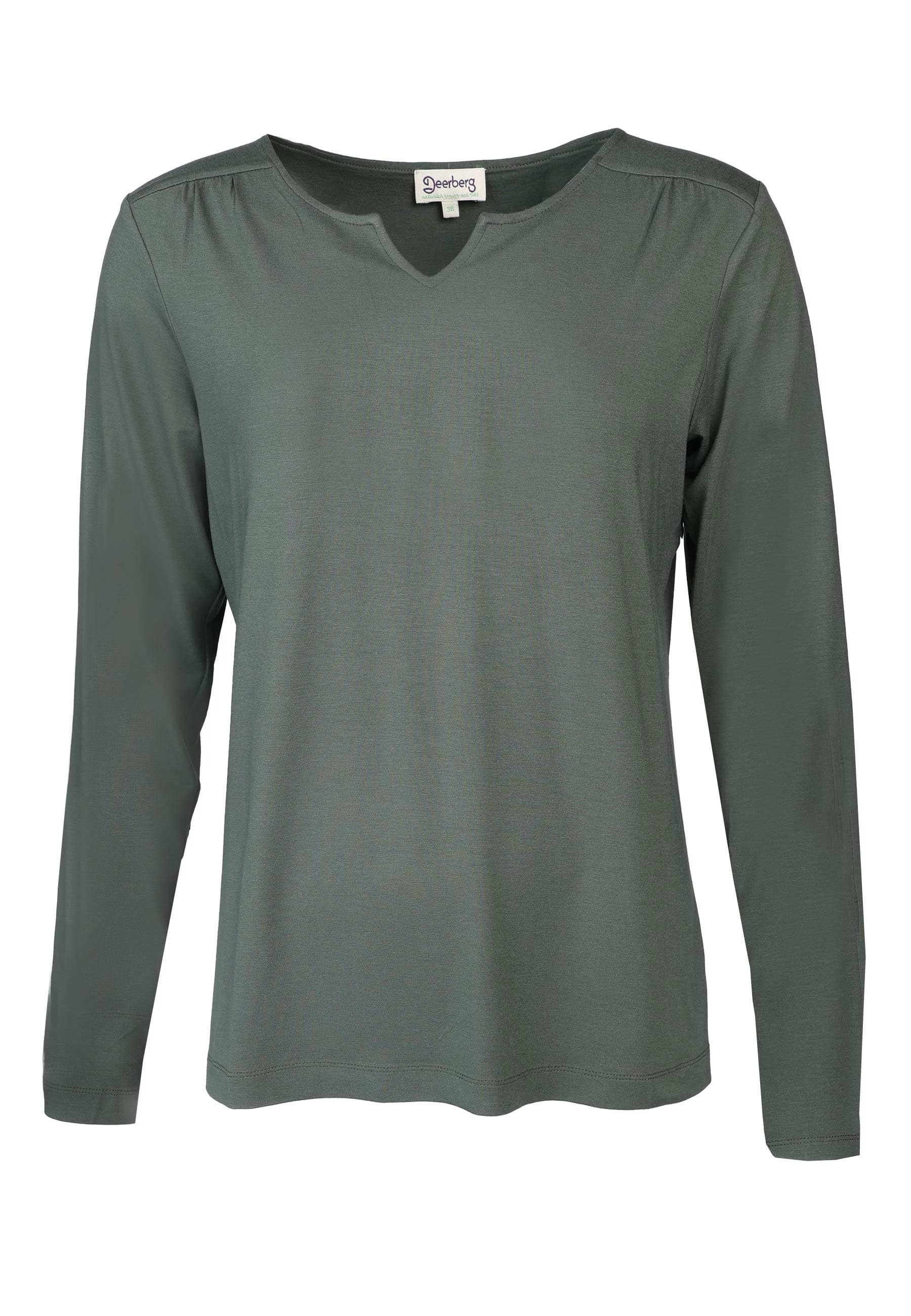 Deerberg Langarmshirt Adrijana solid günstig online kaufen