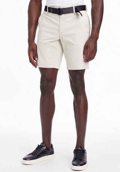 Calvin Klein Shorts MODERN TWILL SLIM mit Gürtel