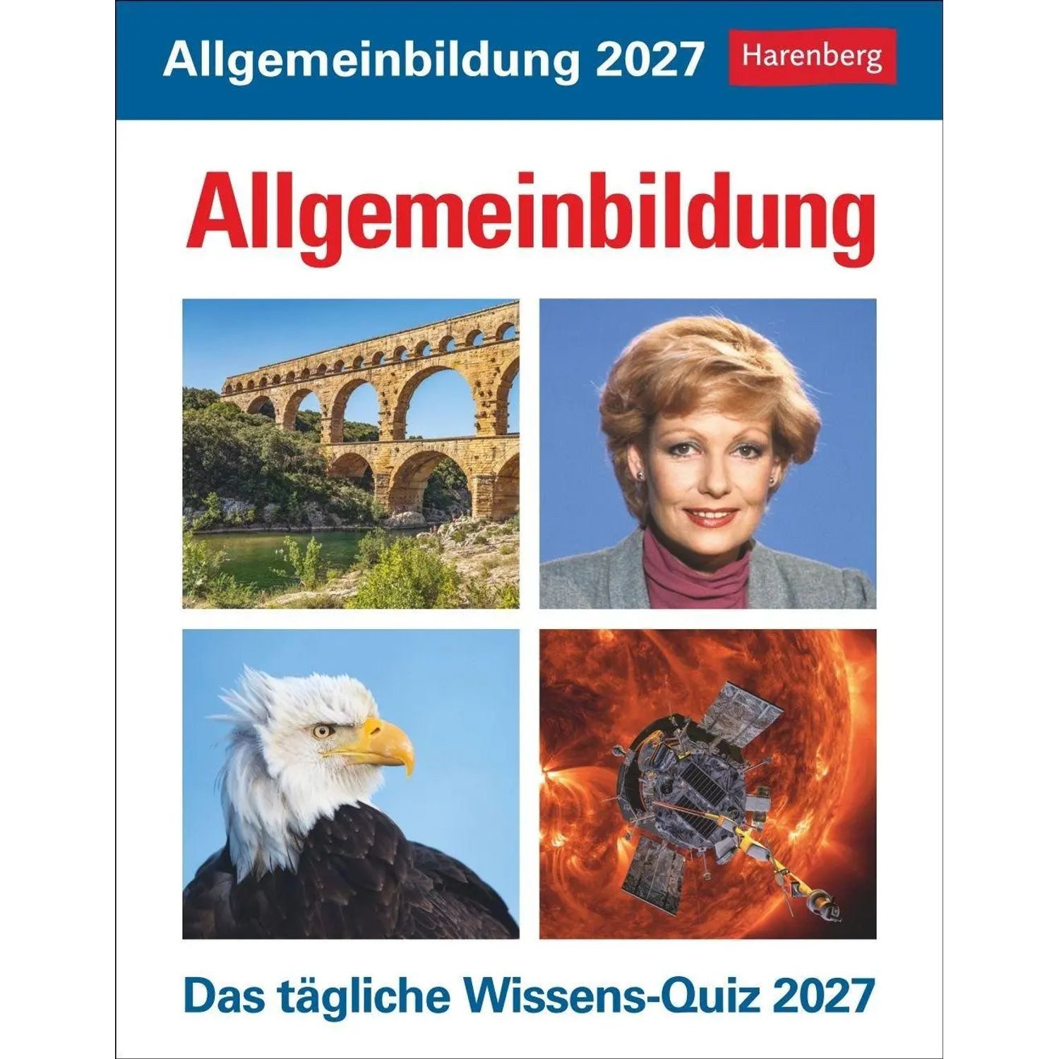Harenberg Kalender Verlag Abreißkalender Allgemeinbildung Tagesabreißkalender 2027 - Das tägliche Wissens-Quiz