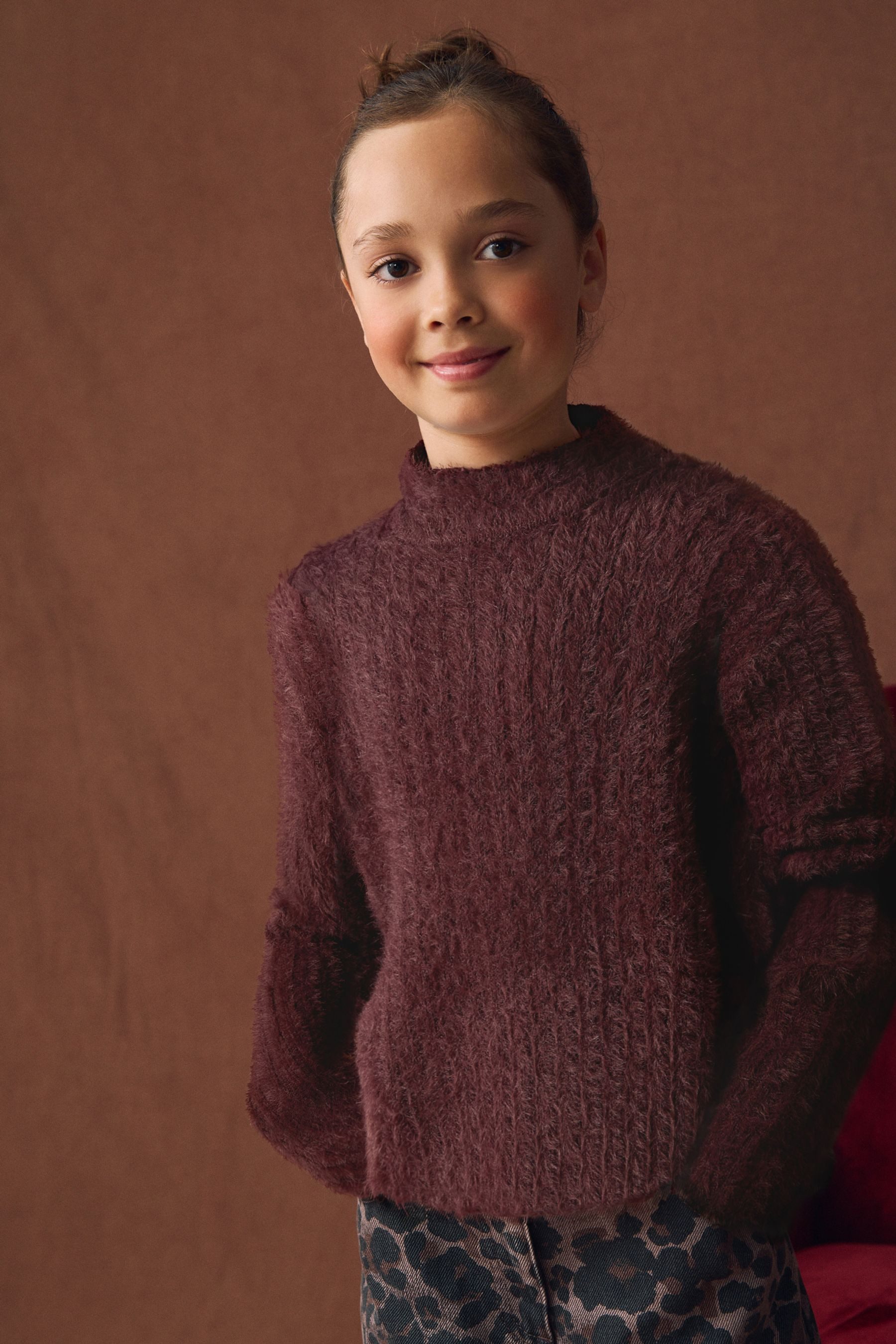 Next Strickpullover Flauschiger Pullover (1-tlg)