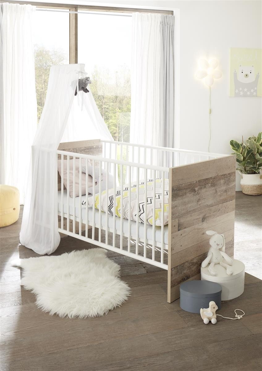 Babybett 76 x 82 x 145 cm (B/H/T)