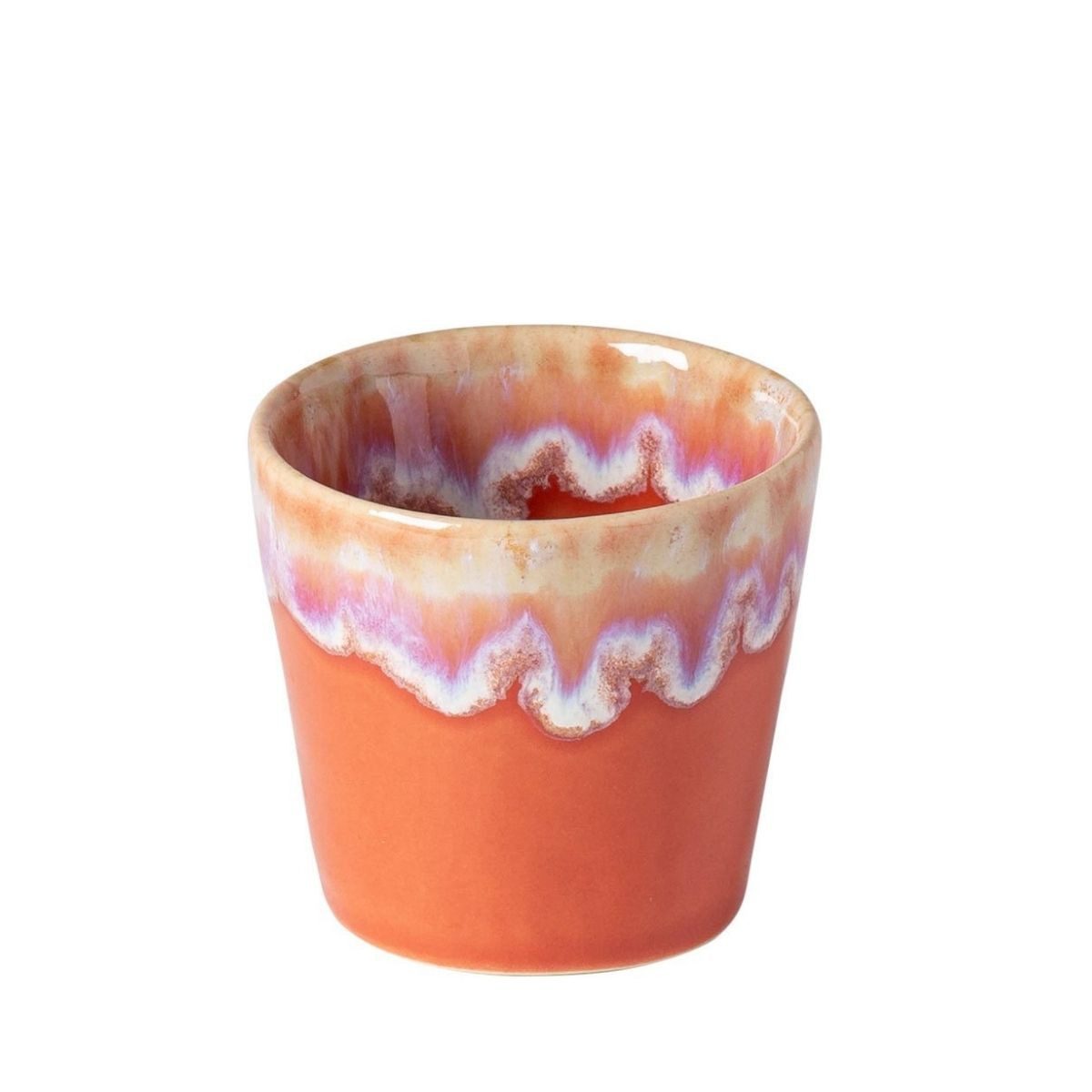 Costa Nova Espressotasse Grespresso, Rot (sunset red), 7 cl, 1-tlg., Keramik, Ø ca. 5,4 cm, Höhe 5,8 cm, 7 cl