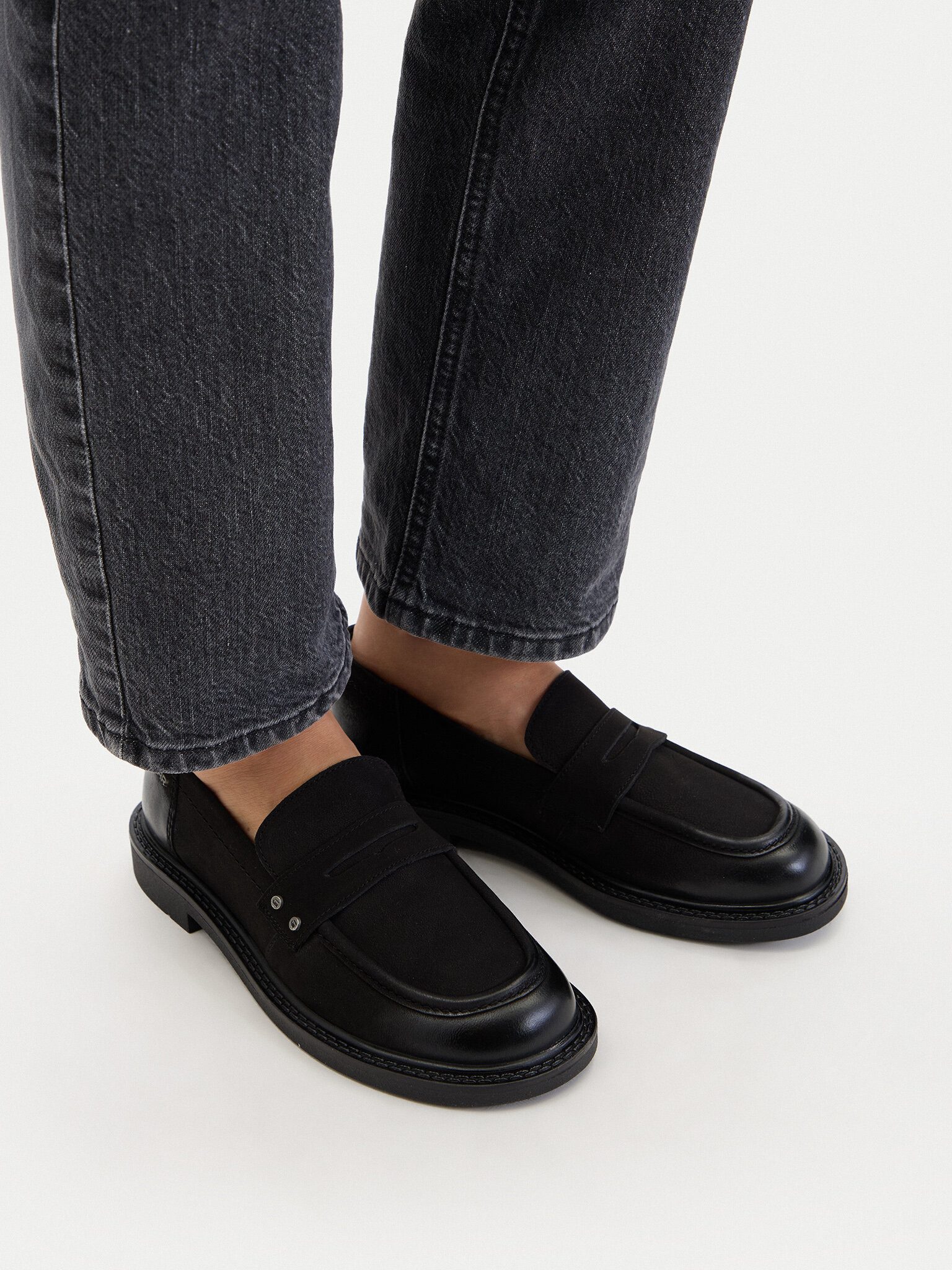 G-STAR G Star Raw Damen-Loafers Schwarz G-STAR RAW-CEO-WI23-ROUND-06 Schwarz Mokassin