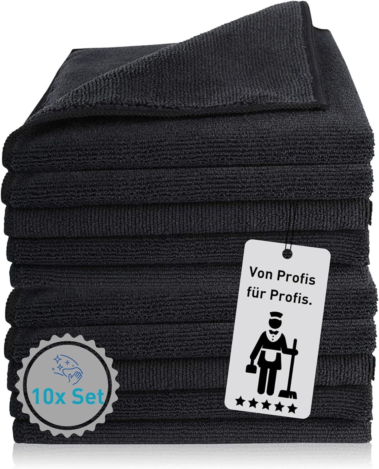 Hometex Premium Textiles Spültuch extra saugstarkes Mikrofaser-Putztuch, (5-tlg), für Auto und Haushalt, saugstark und starke Wasseraufnahme