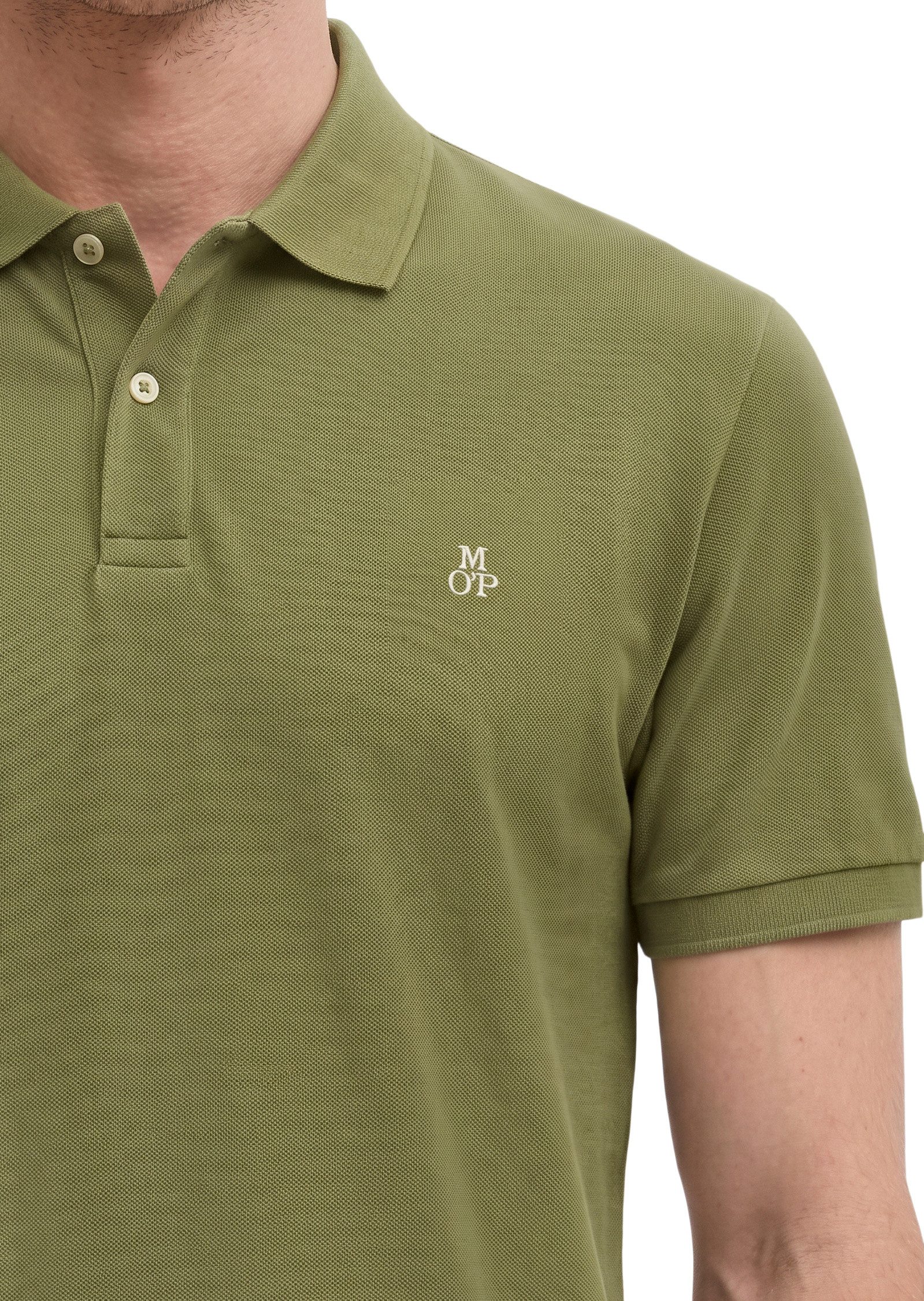 Marc O'Polo Poloshirt aus reiner Bio-Baumwolle – Bild 4 von 5